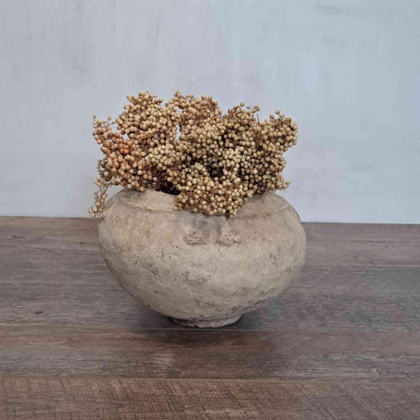 Indian Artisan Paper Mache Bowl Vase