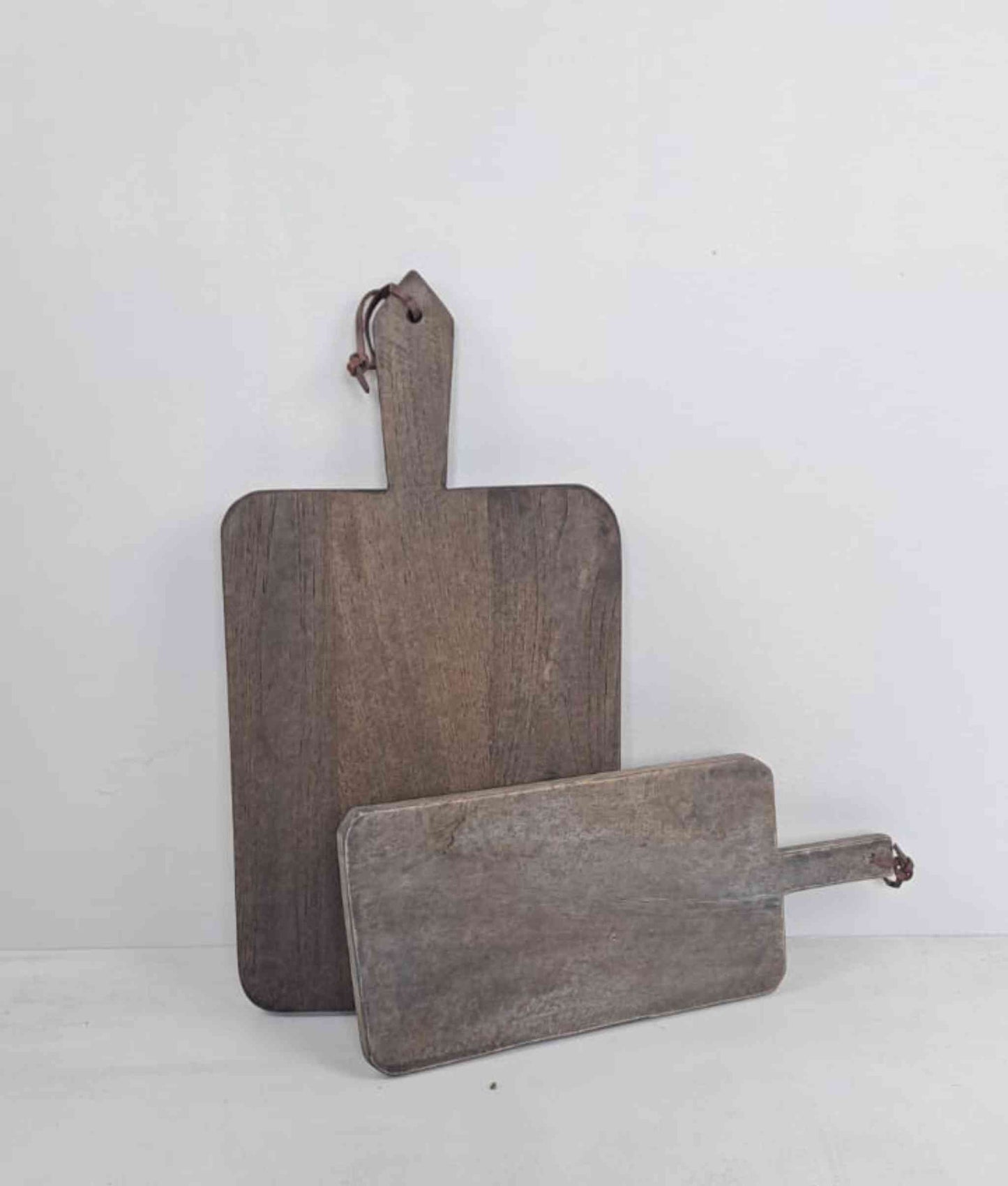 Set of 2 Artisan European Bread Board, Charcuterie Board