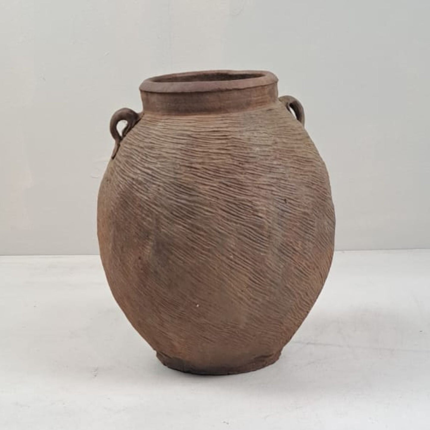 Antique Olive Jar - Vintage Stone Pot China