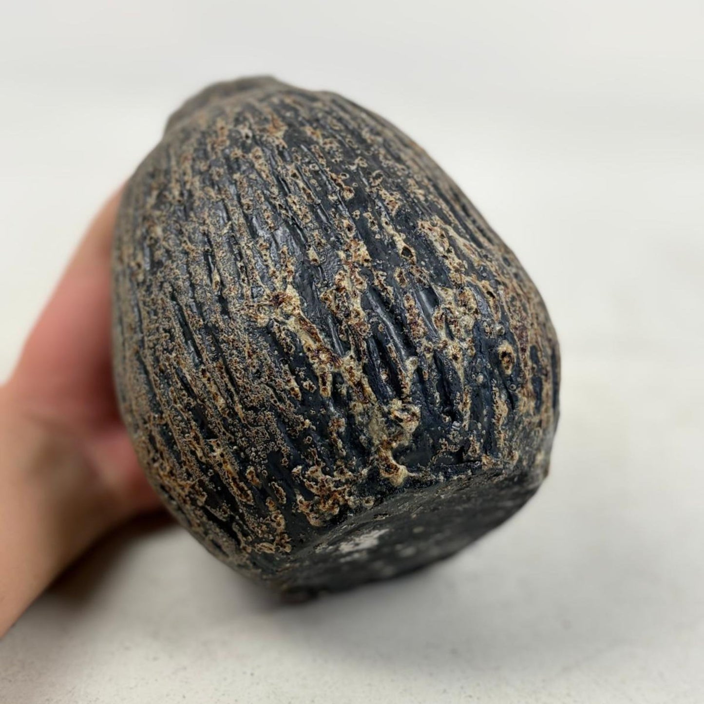 Vintage Clay Vessel - textured