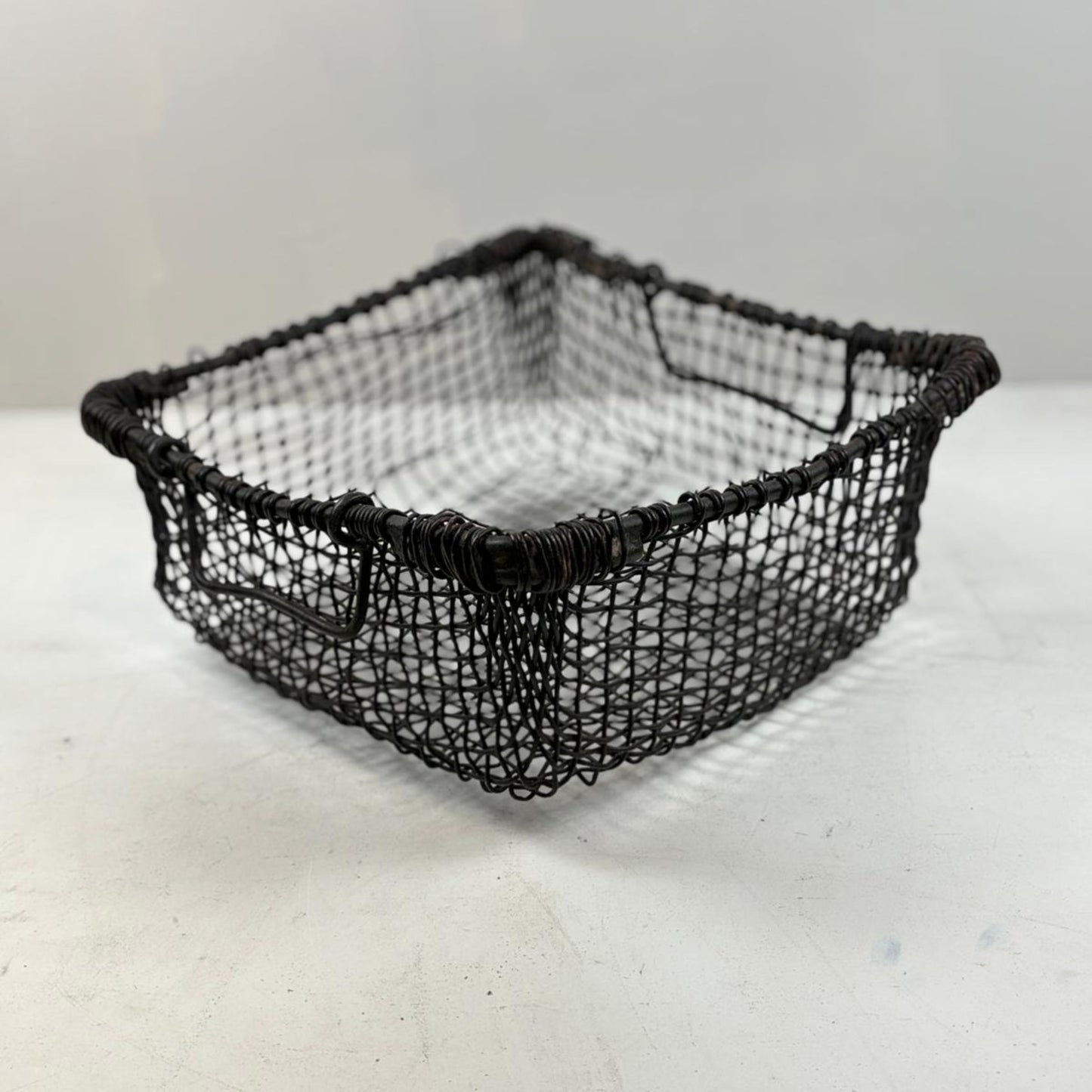 Antique French Oyster Basket