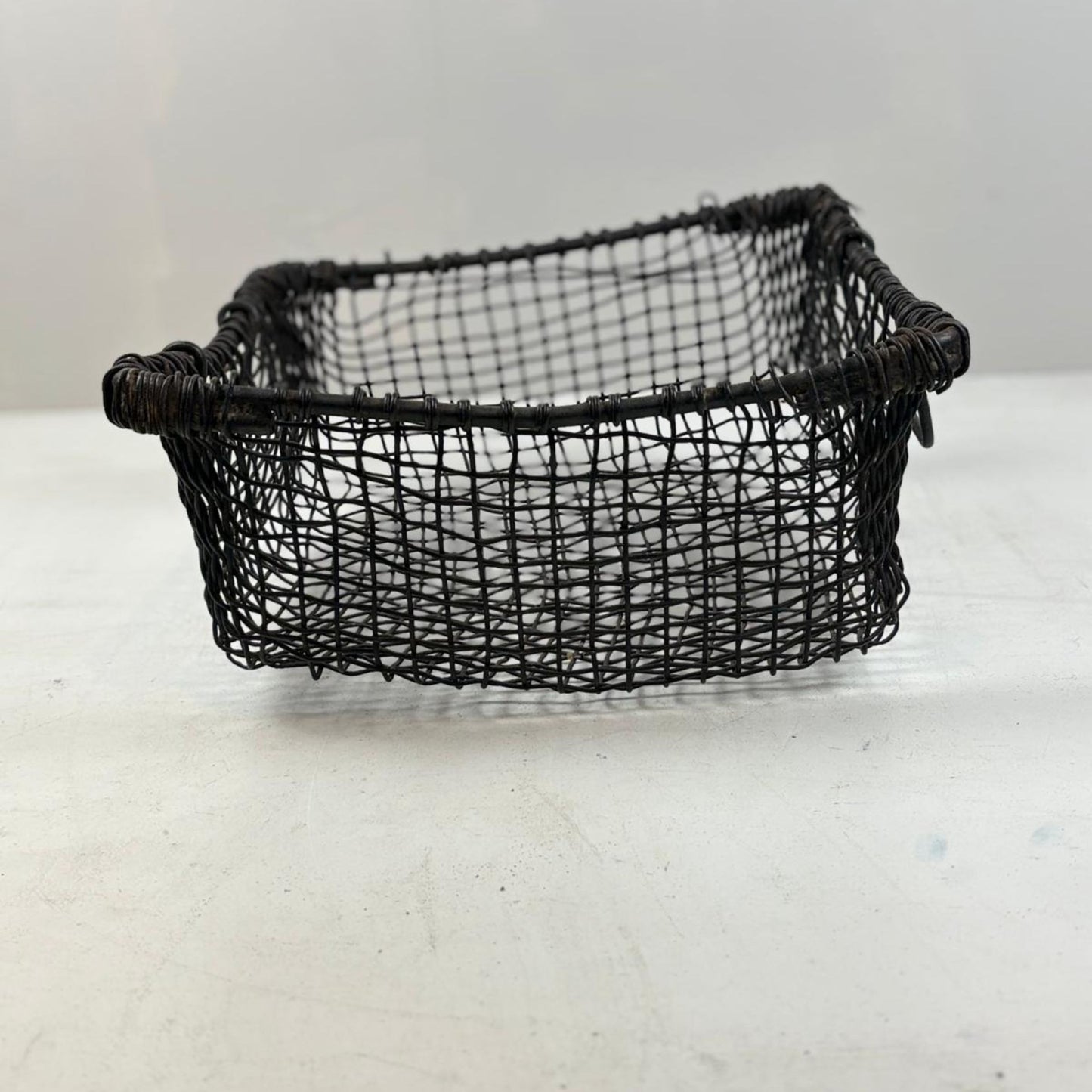 Antique French Oyster Basket