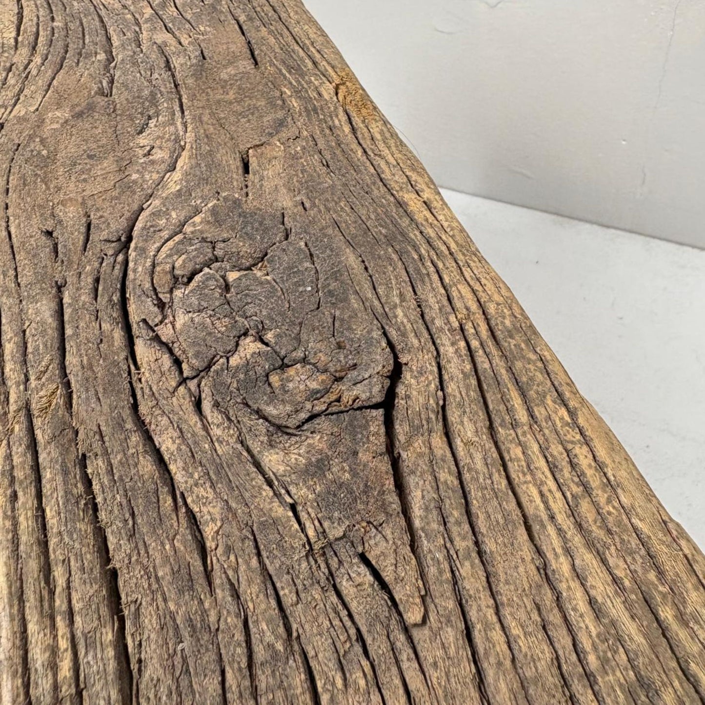 Vintage Chinese School Bench- Handcrafted Elmwood