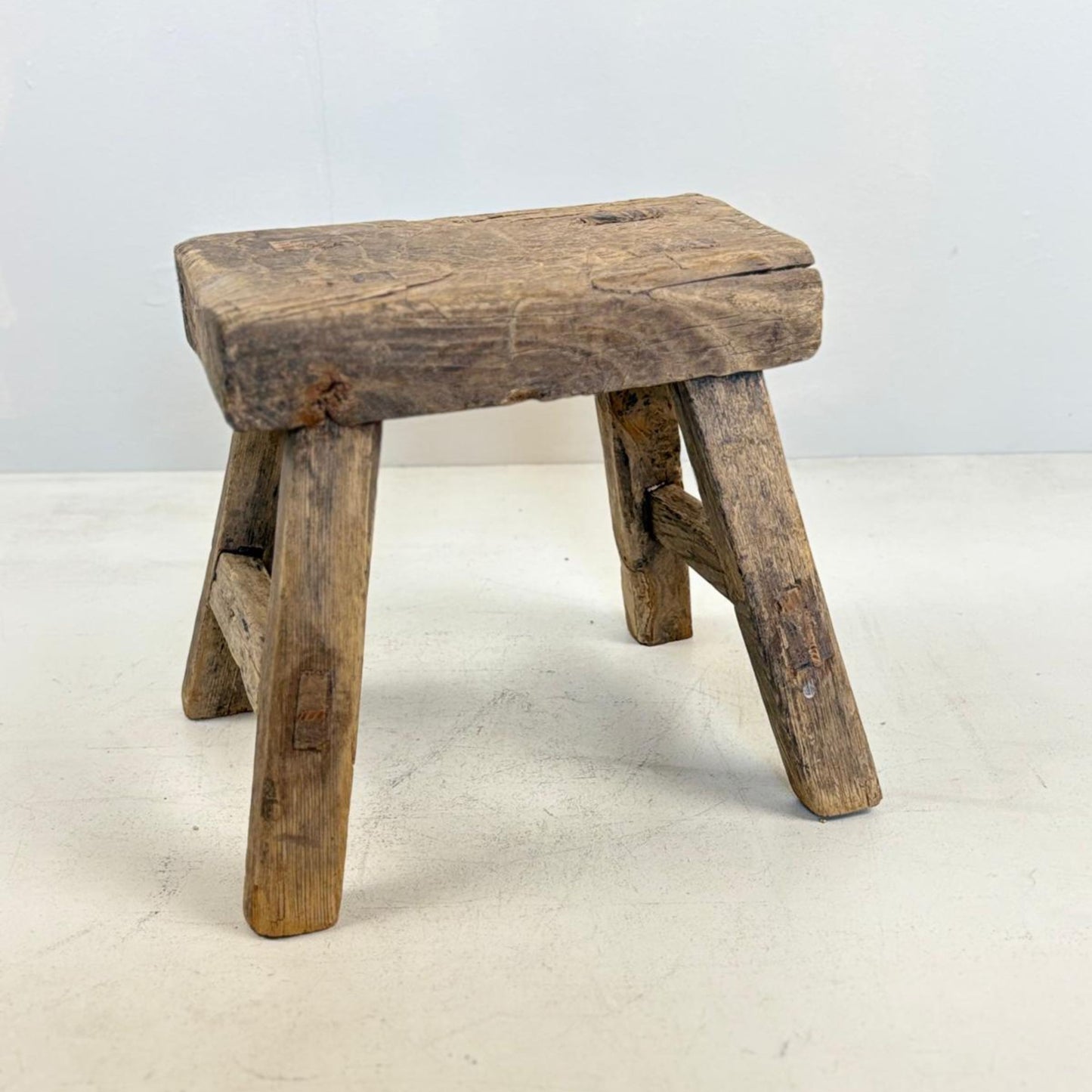 Antique Chinese Milking Stool Handmade