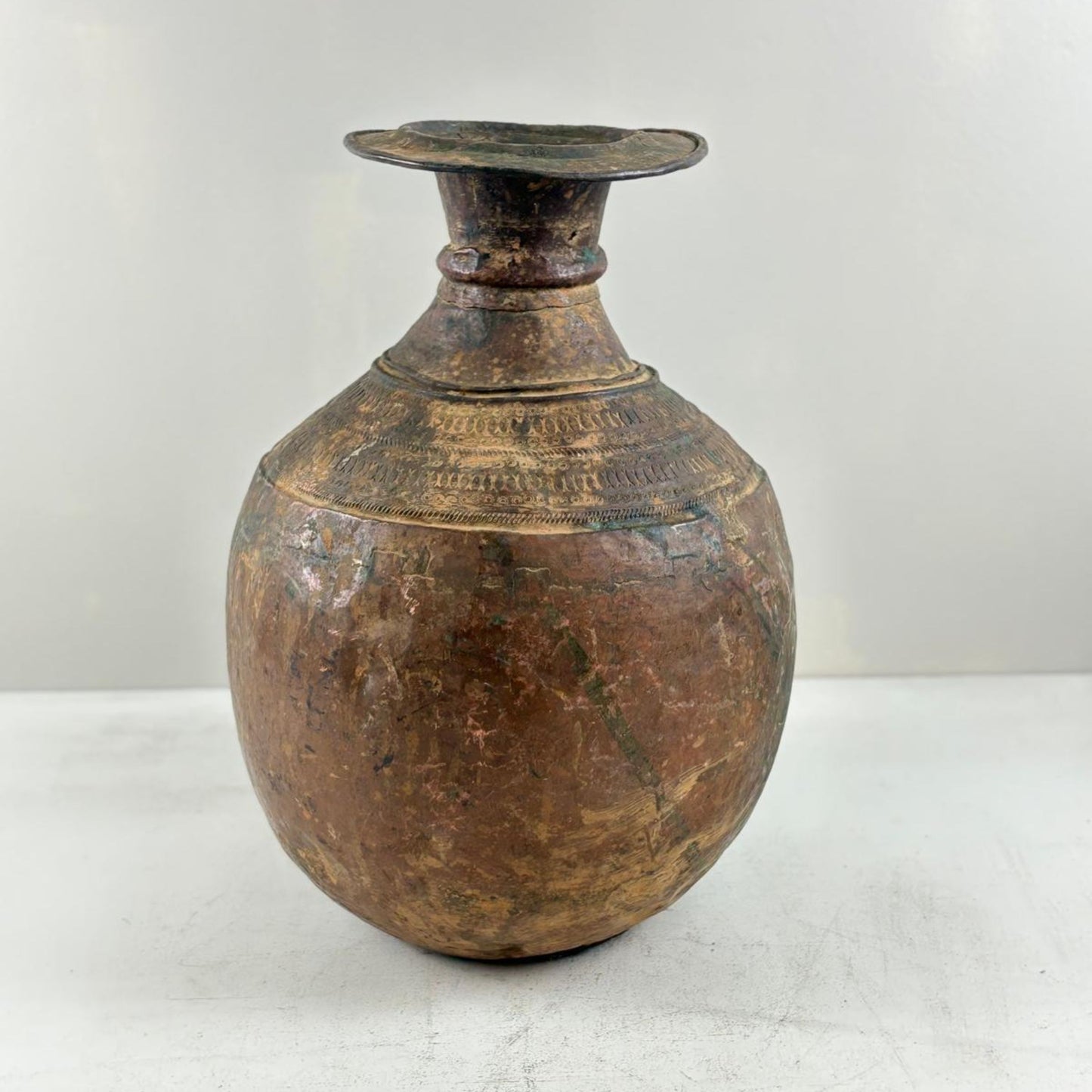 Vintage Copper Water Jug from Nepal