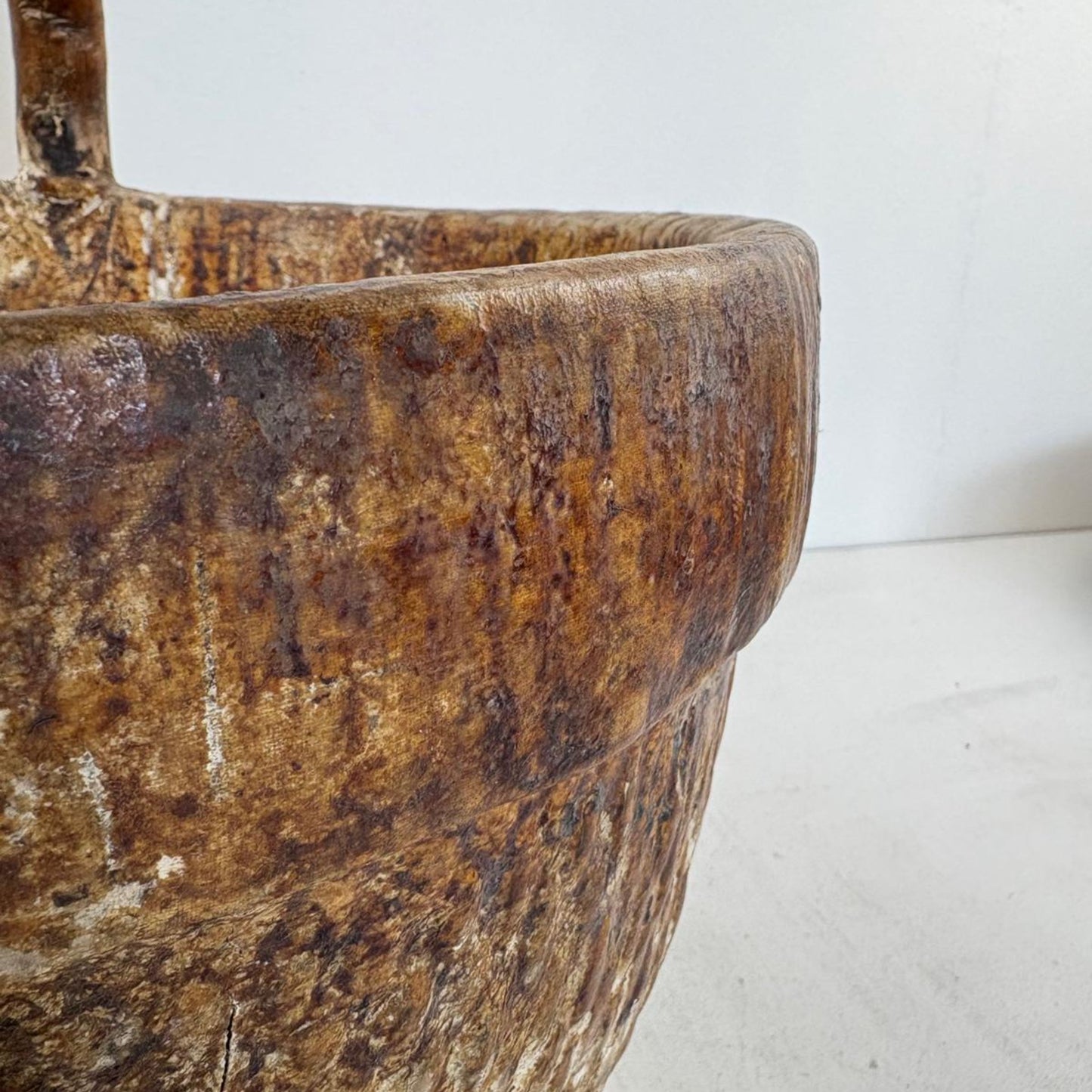 Antique Chinese Reed Grass Basket - Datong, Shanxi Province, China