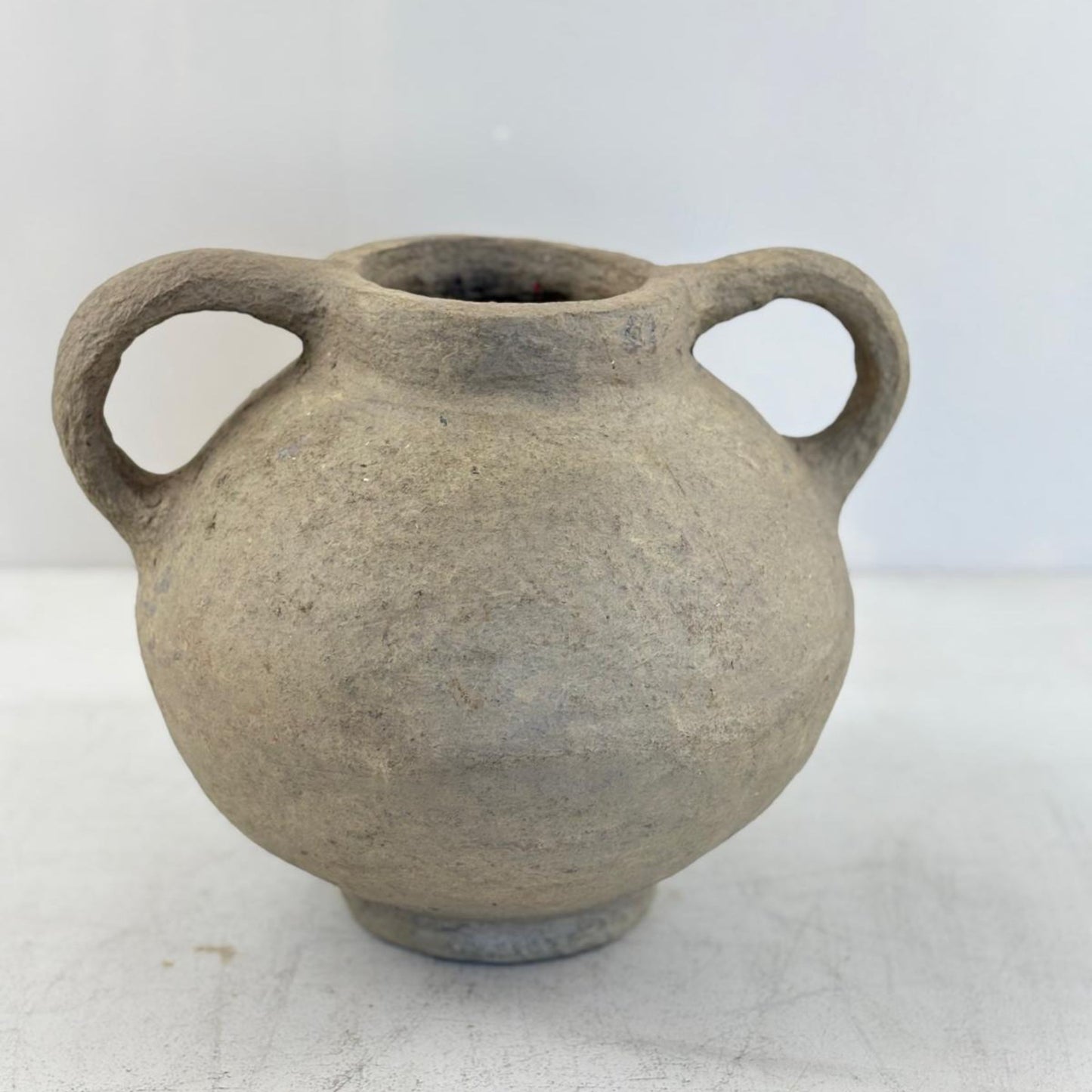 Vintage Rustic Handled Vase - Kaschmir, India