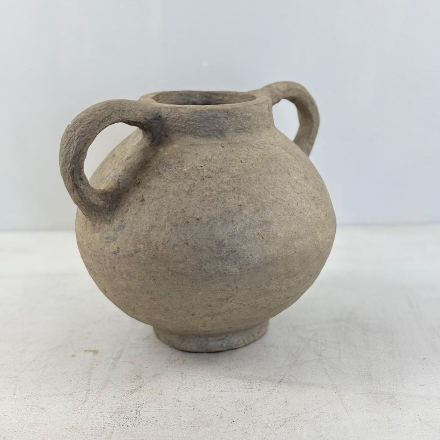 Vintage Rustic Handled Vase - Kaschmir, India