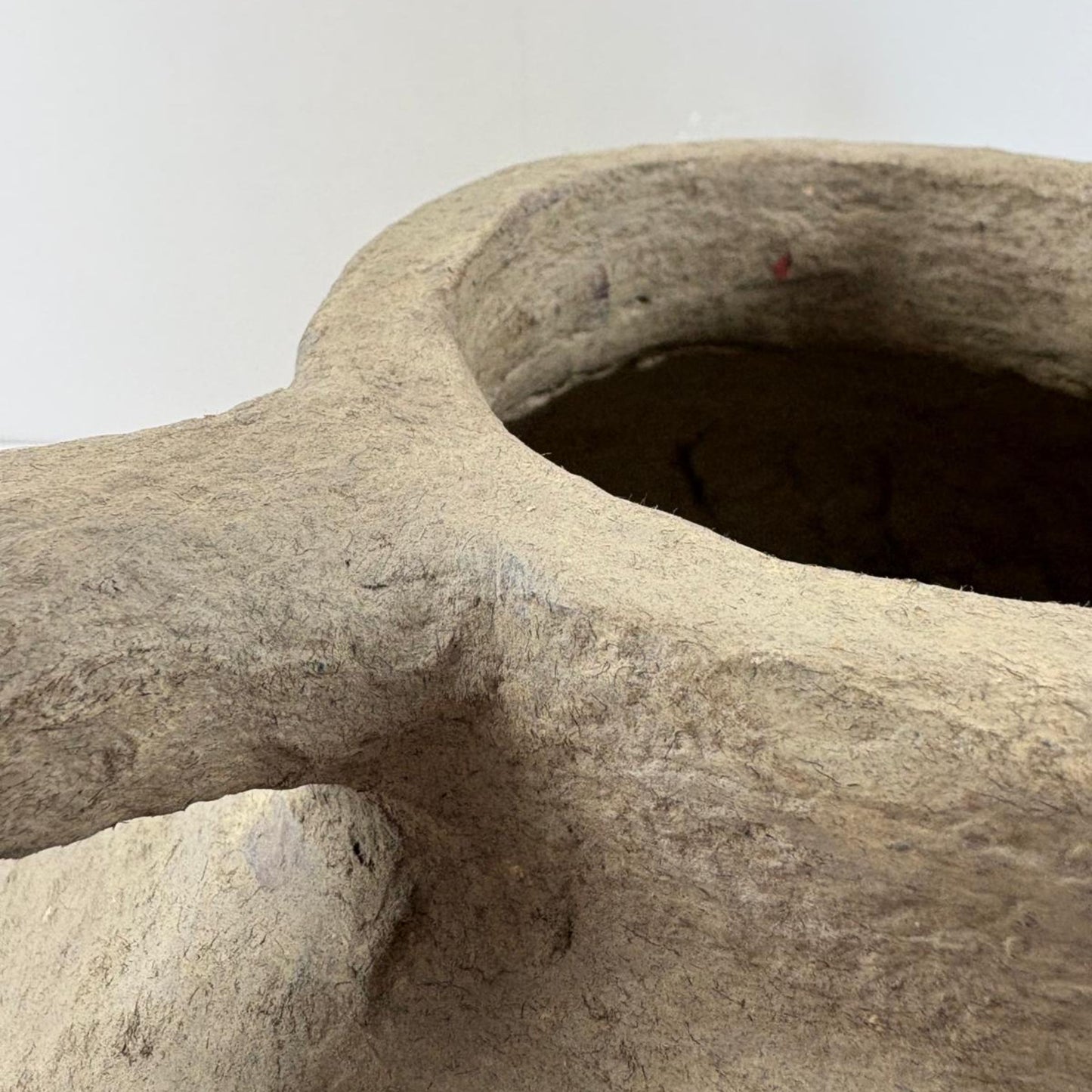 Vintage Rustic Handled Vase - Kaschmir, India