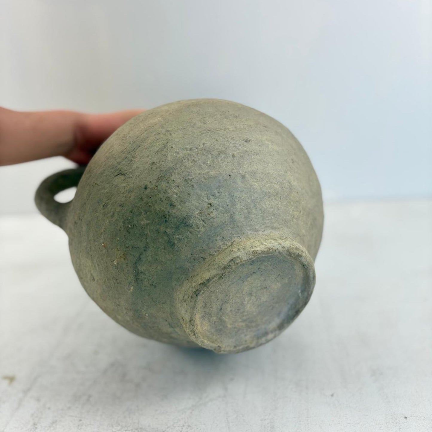 Vintage Rustic Handled Vase - Kaschmir, India