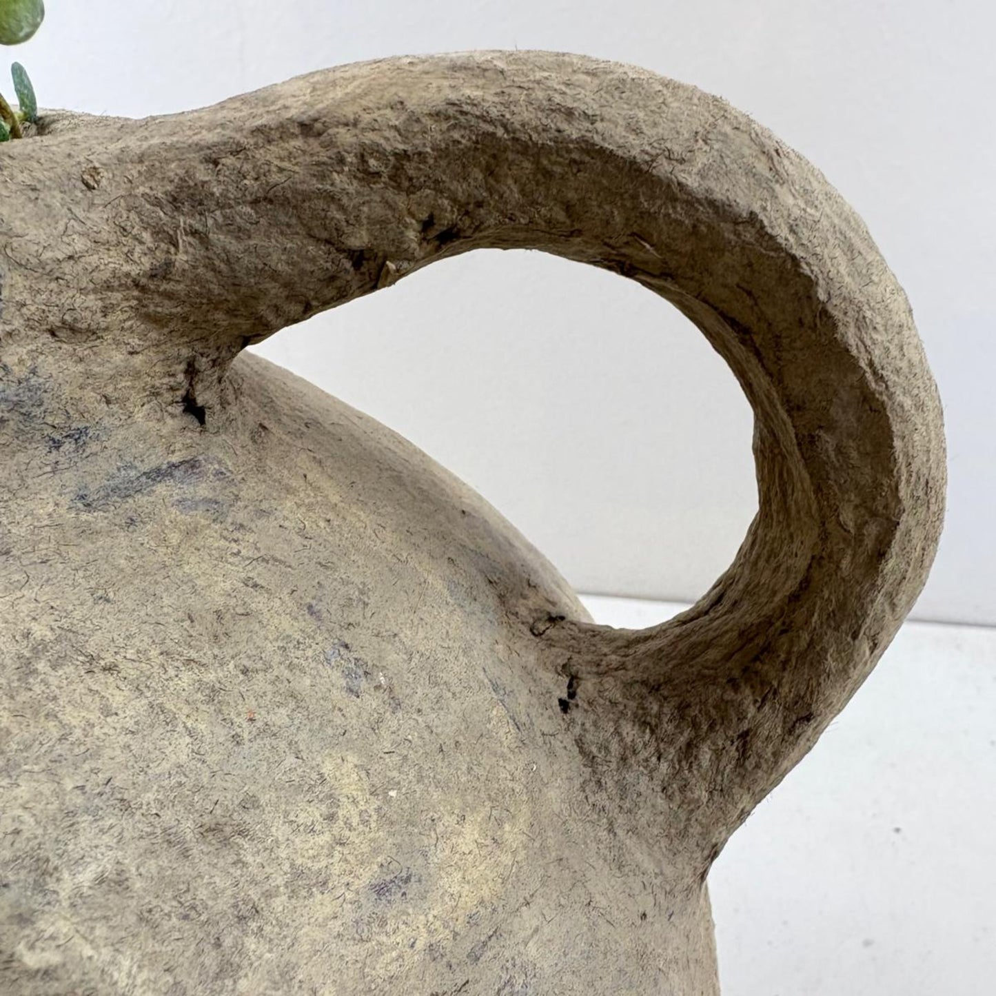 Vintage Rustic Handled Vase - Kaschmir, India