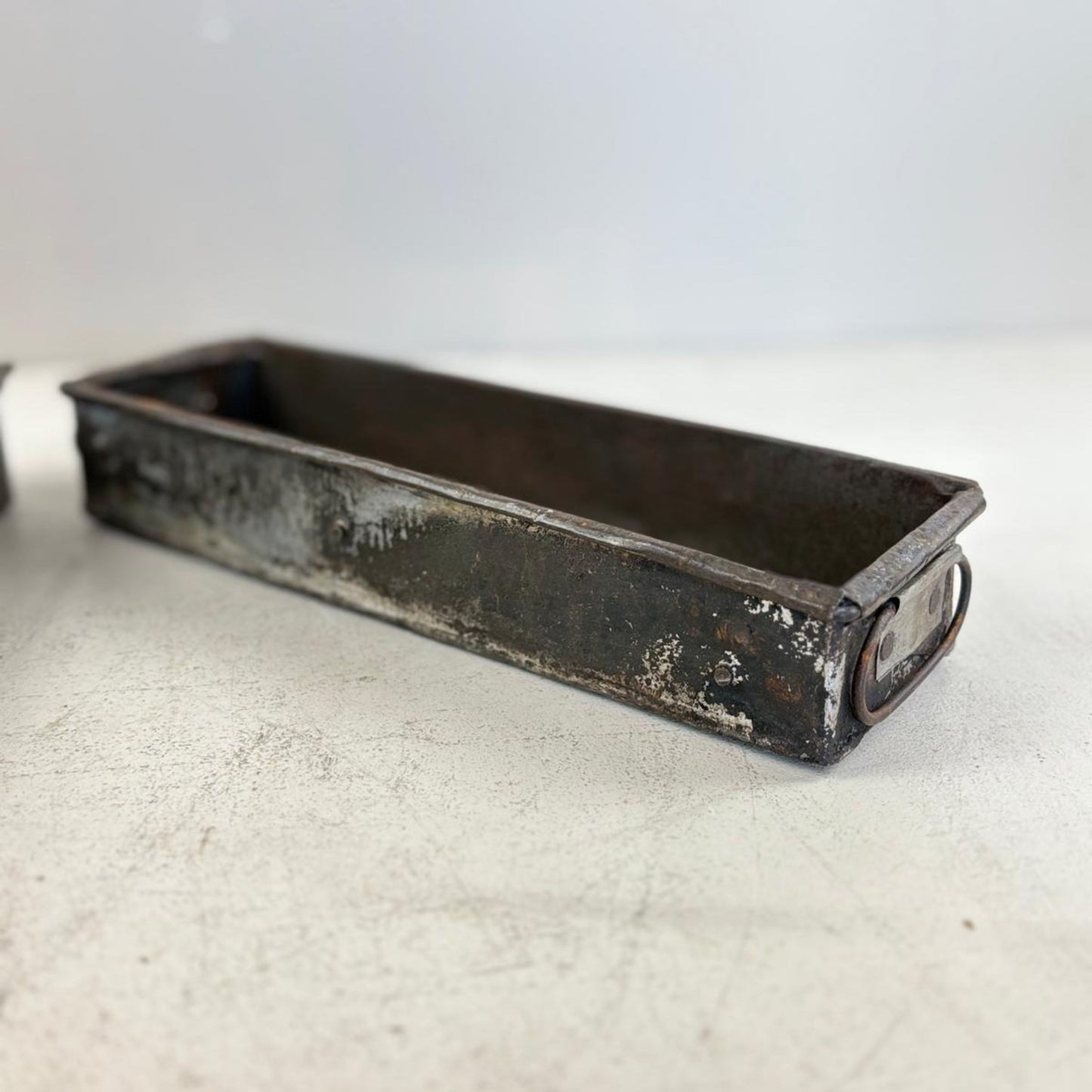 Set of 2 Vintage Indian Baking Tins