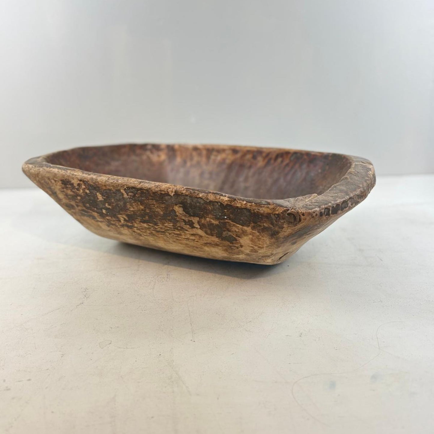 Antique Wooden Dough Bowl - Gamai, Qinghai Province, Tibet