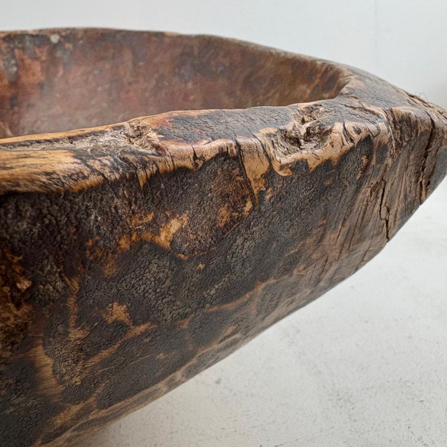 Antique Wooden Dough Bowl - Gamai, Qinghai Province, Tibet