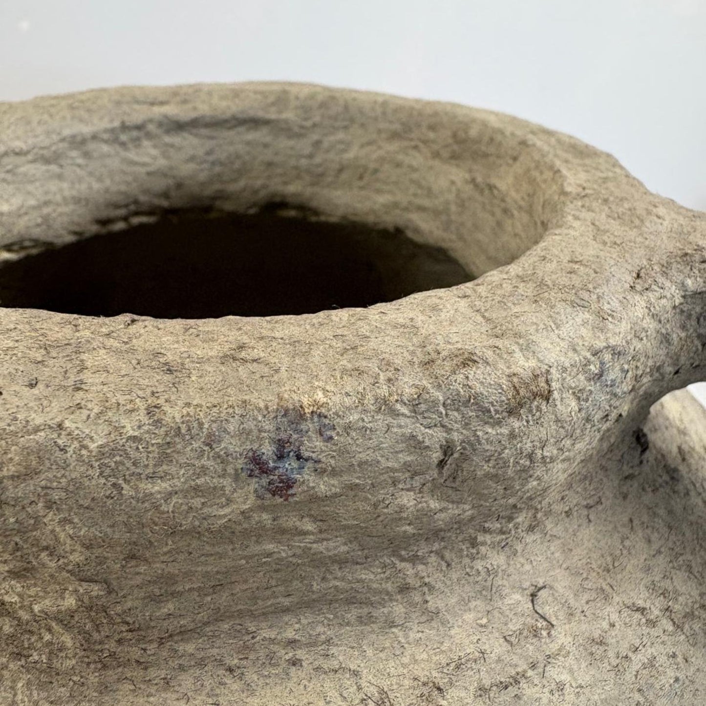 Vintage Rustic Handled Vase - Kaschmir, India