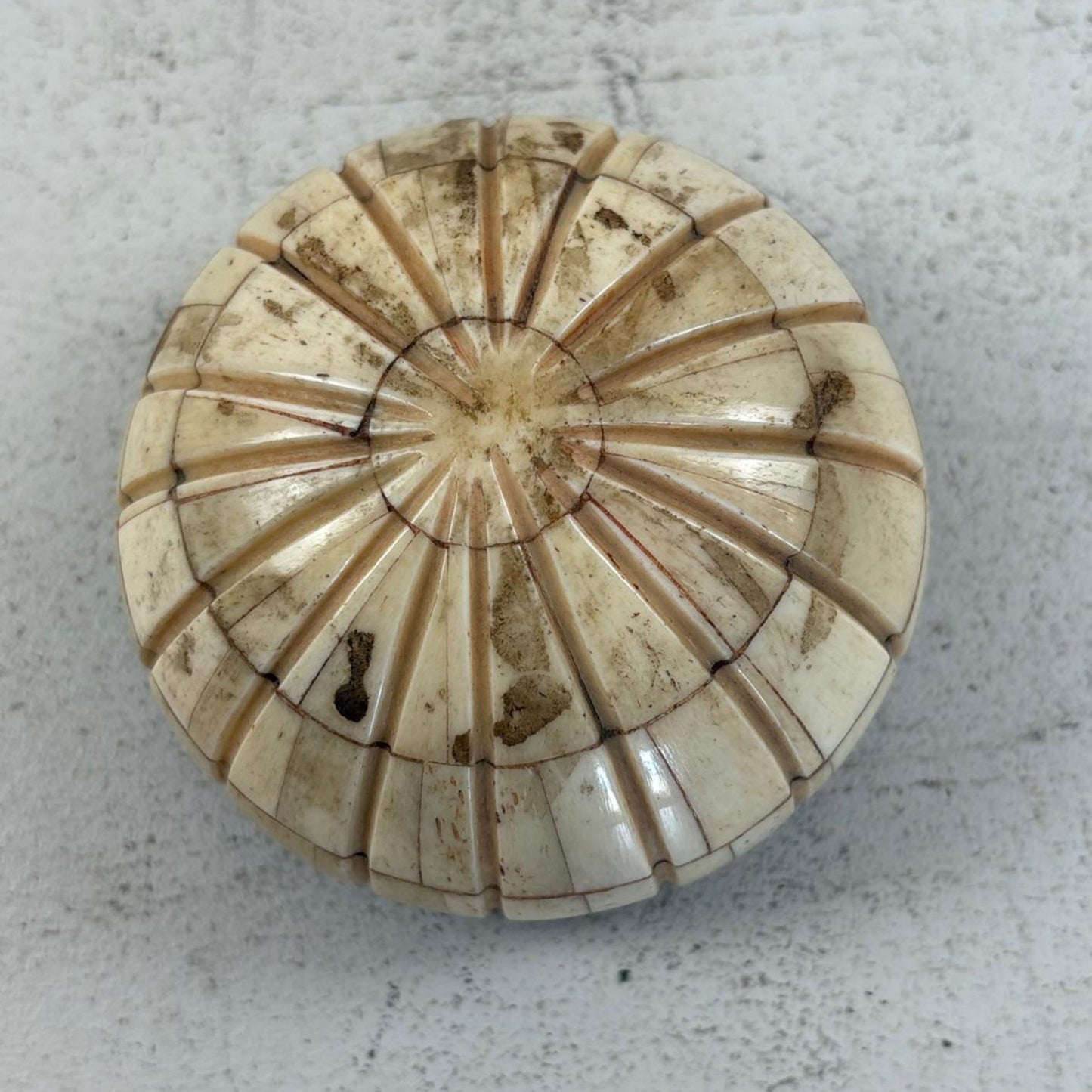 Vintage Lidded Tabacco Box - Telengana, India