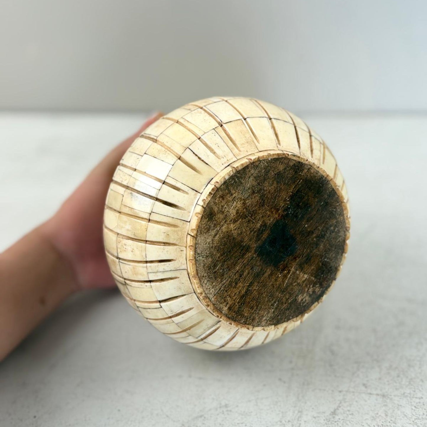 Vintage Lidded Tabacco Box - Telengana, India