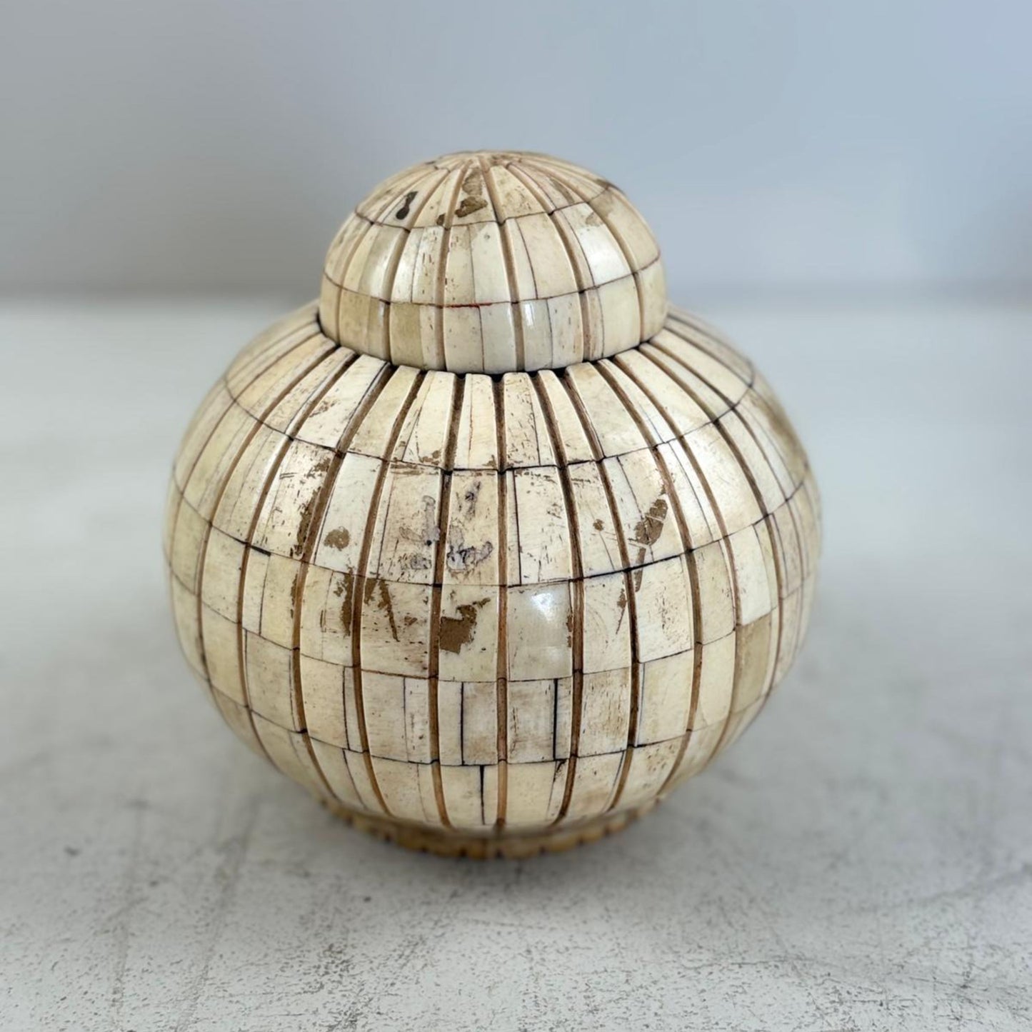 Vintage Lidded Tabacco Box - Telengana, India