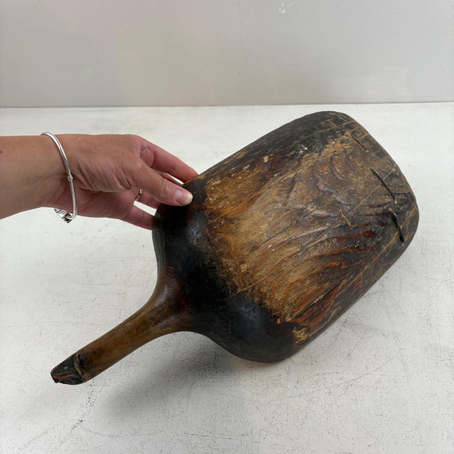 Antique French Grain Scoop - Le Chambon, France