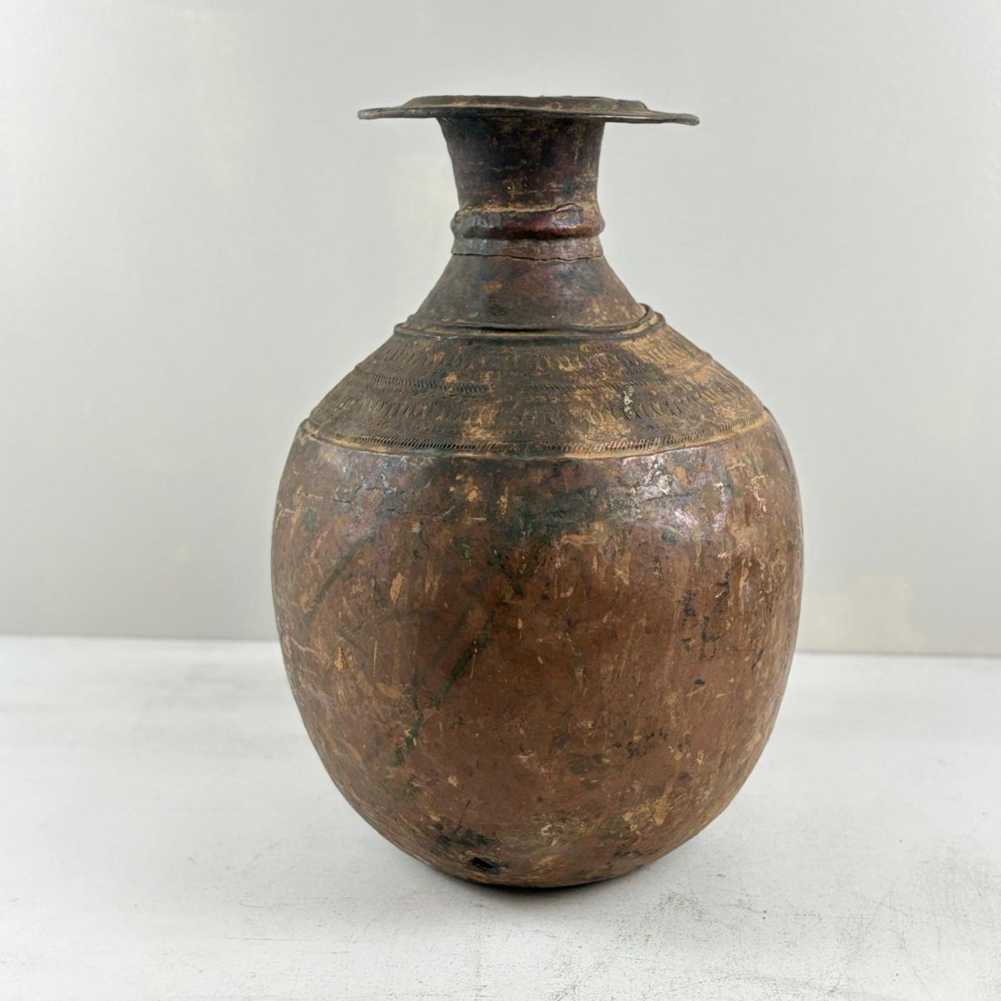 Vintage Copper Water Jug from Nepal