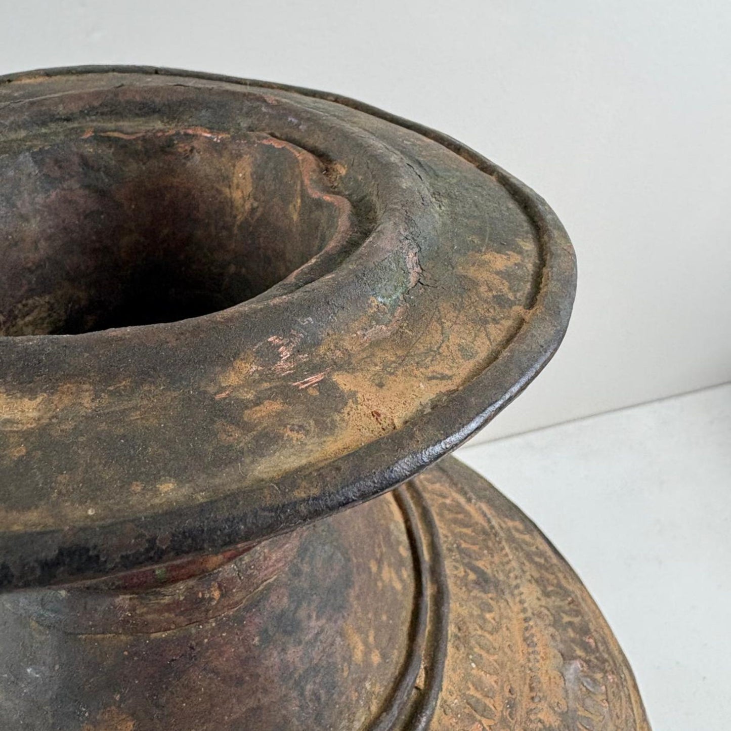 Vintage Copper Water Jug from Nepal