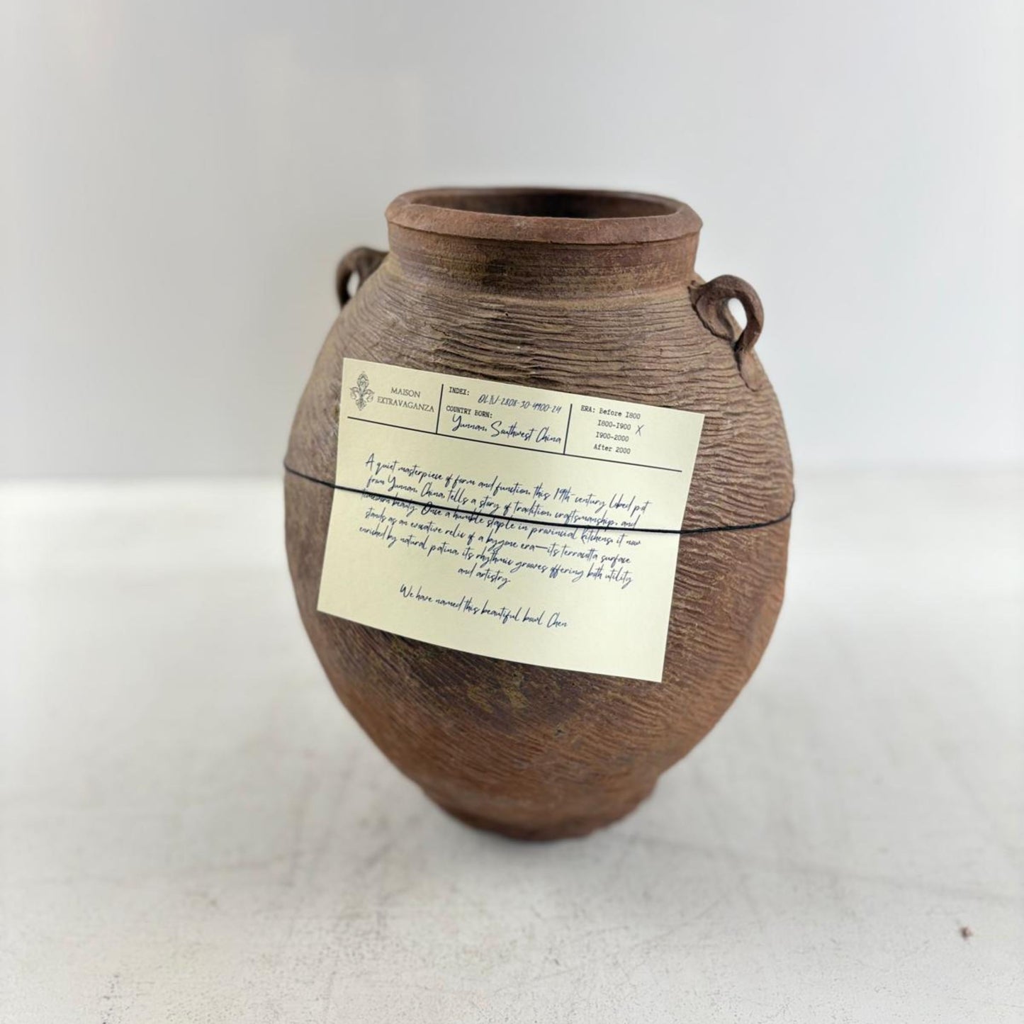 Antique lobed Storage Jar - Yunnan, Southwest China