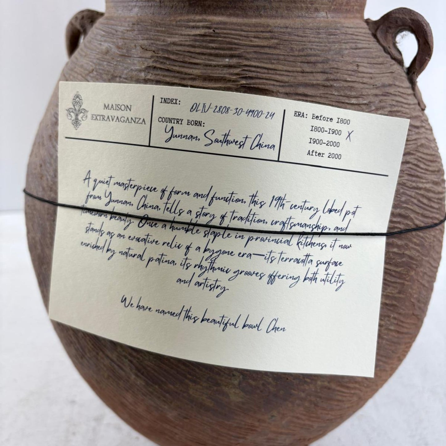Antique lobed Storage Jar - Yunnan, Southwest China
