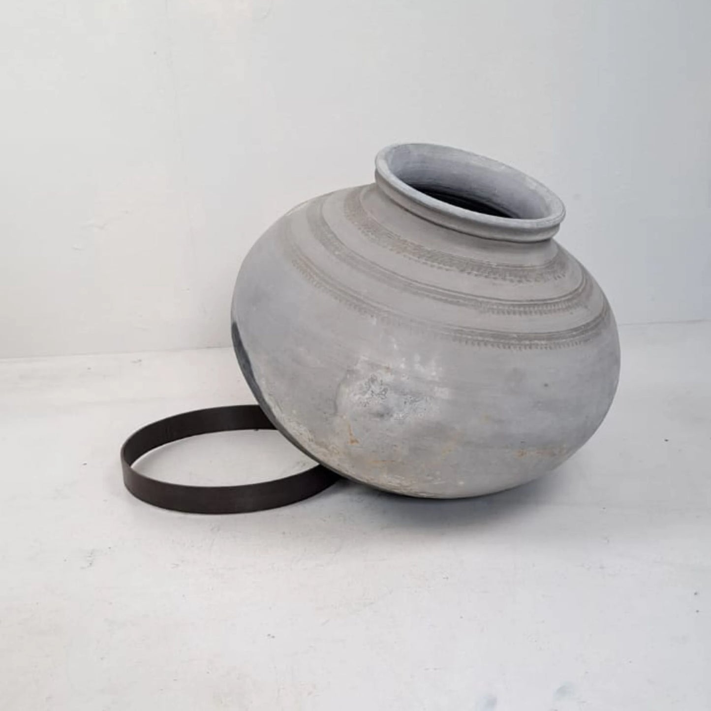 Antique African Clay Water Vessel