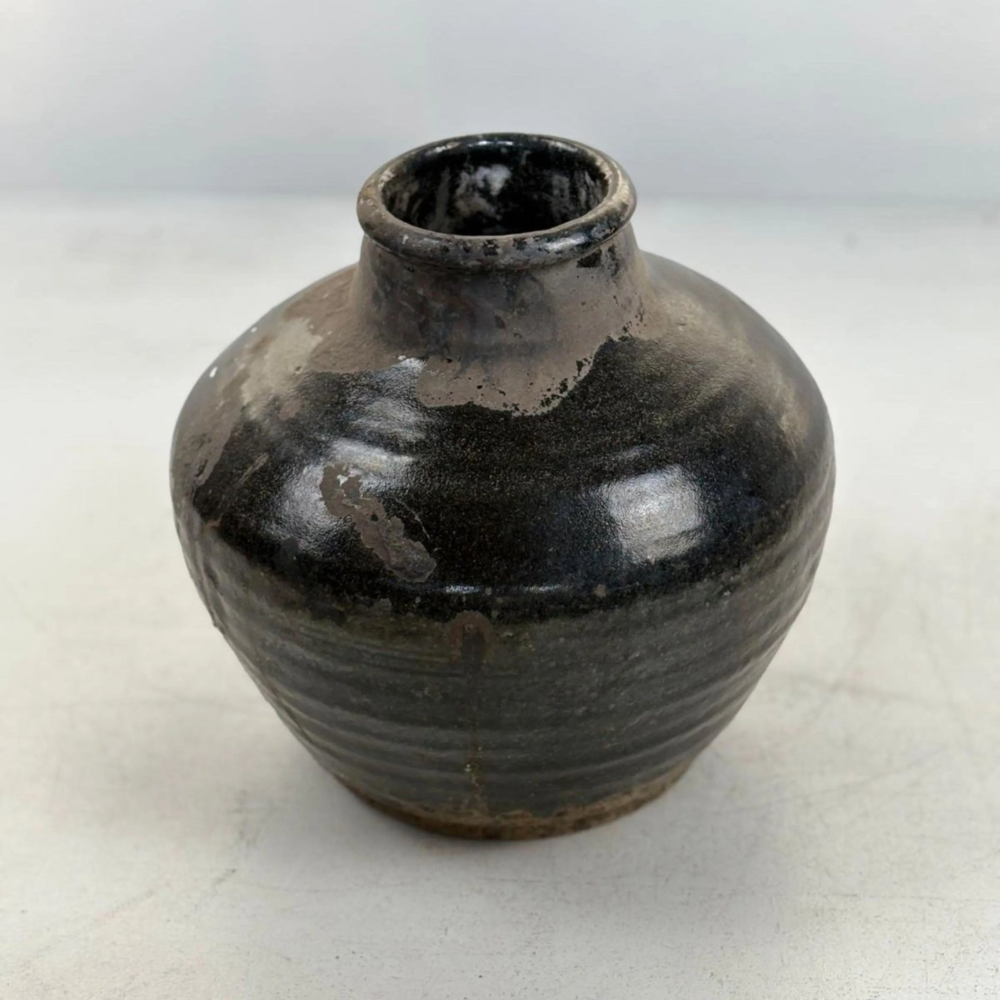Rare Antique Glazed Pottery Vase - Yonghe, China