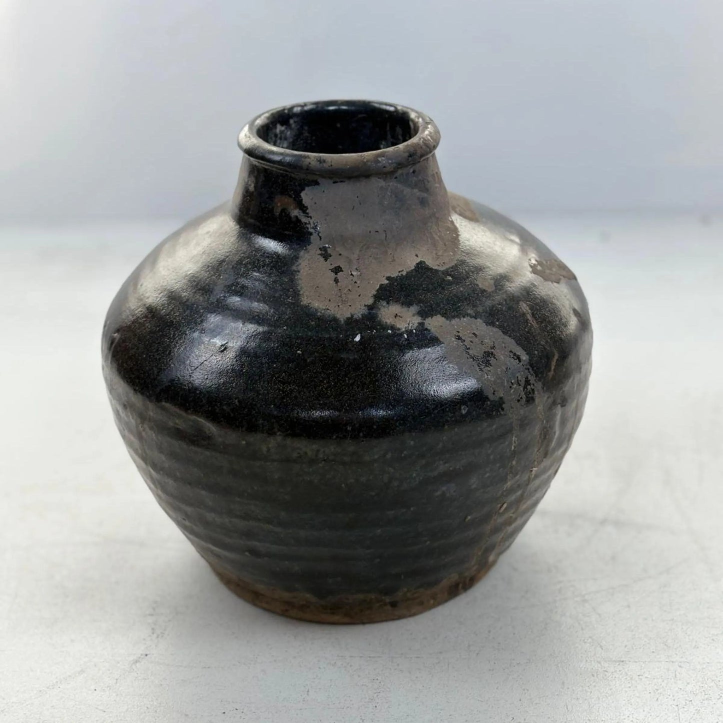 Rare Antique Glazed Pottery Vase - Yonghe, China