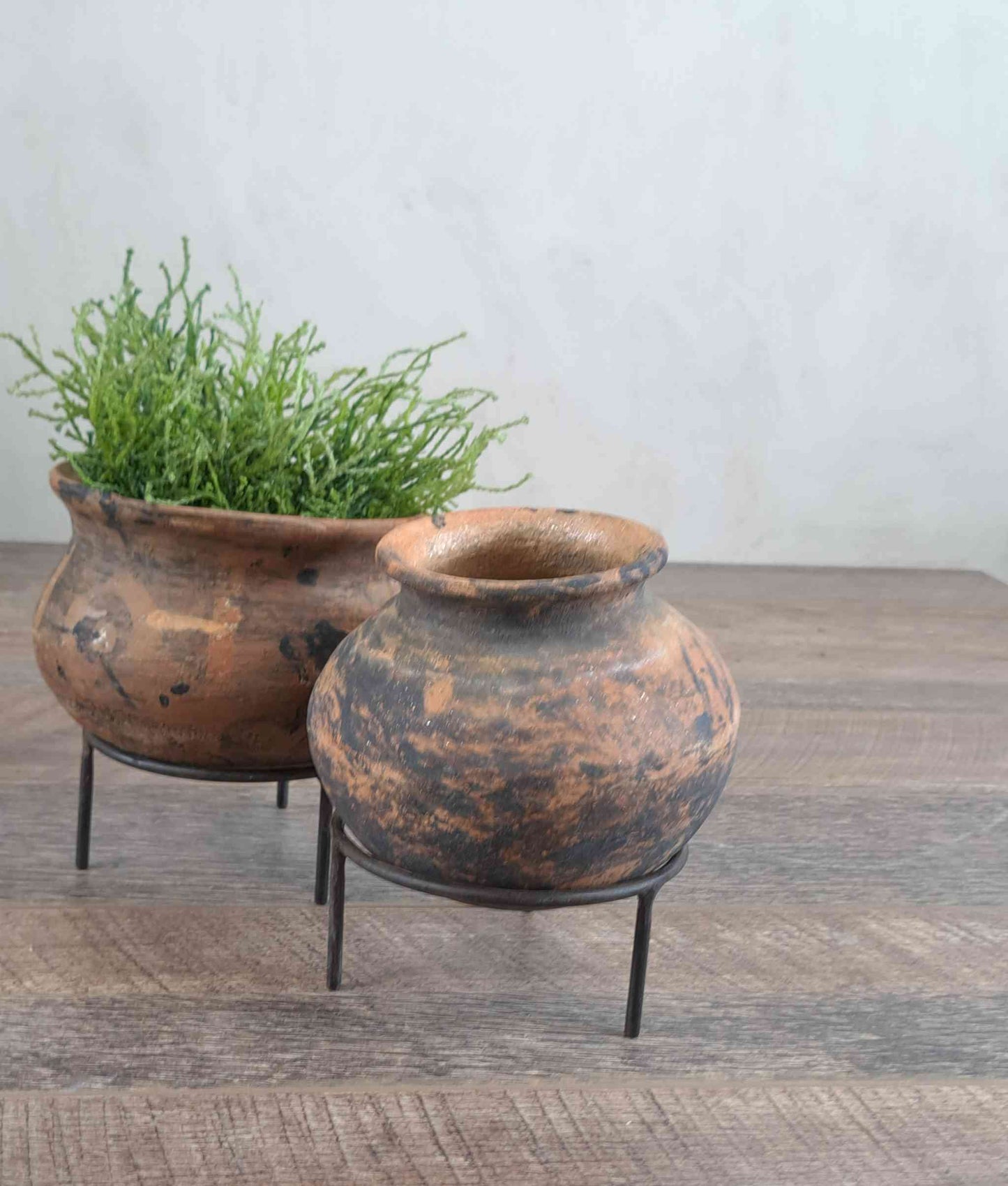 Vintage Clay Vessel Small Brown