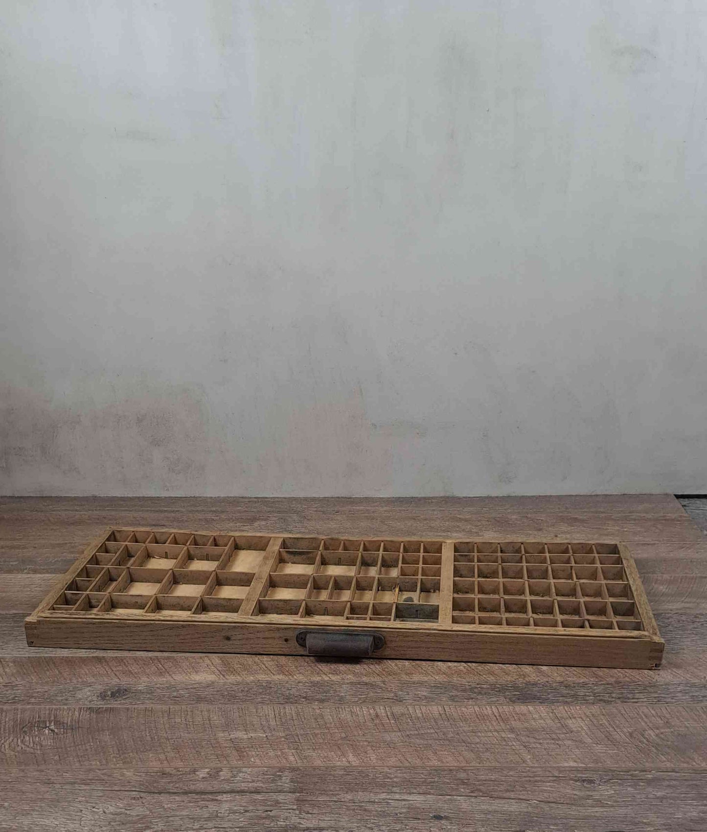 Vintage French Printers Letterpress Drawer Tray