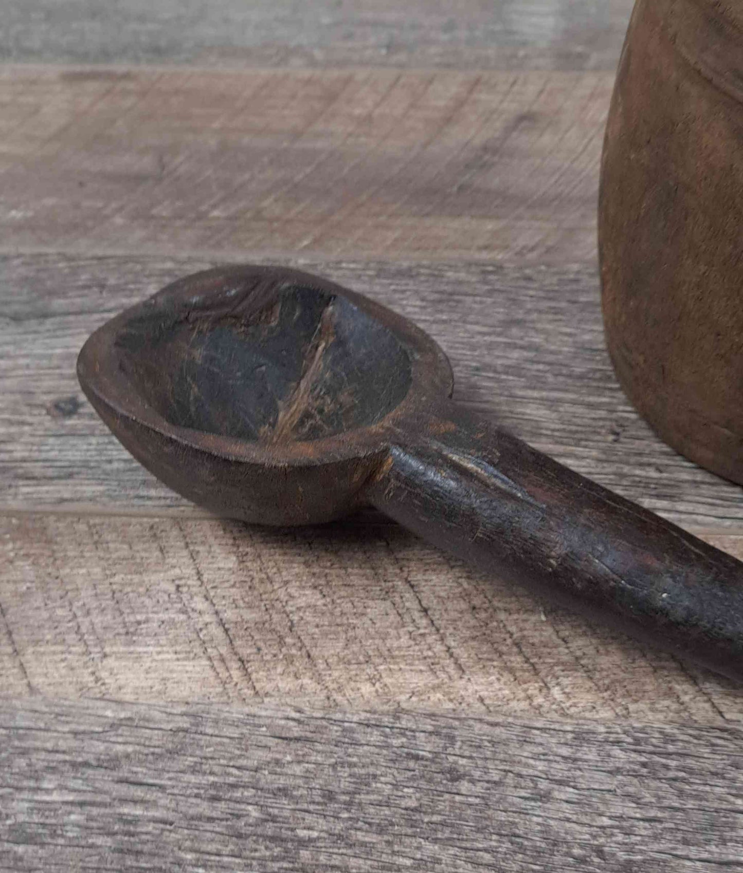 Antique Ladle Wooden Ladle Indian Ladle Vintage Ladle Handcarved spoon Antique Untensil Decorative Ladle
