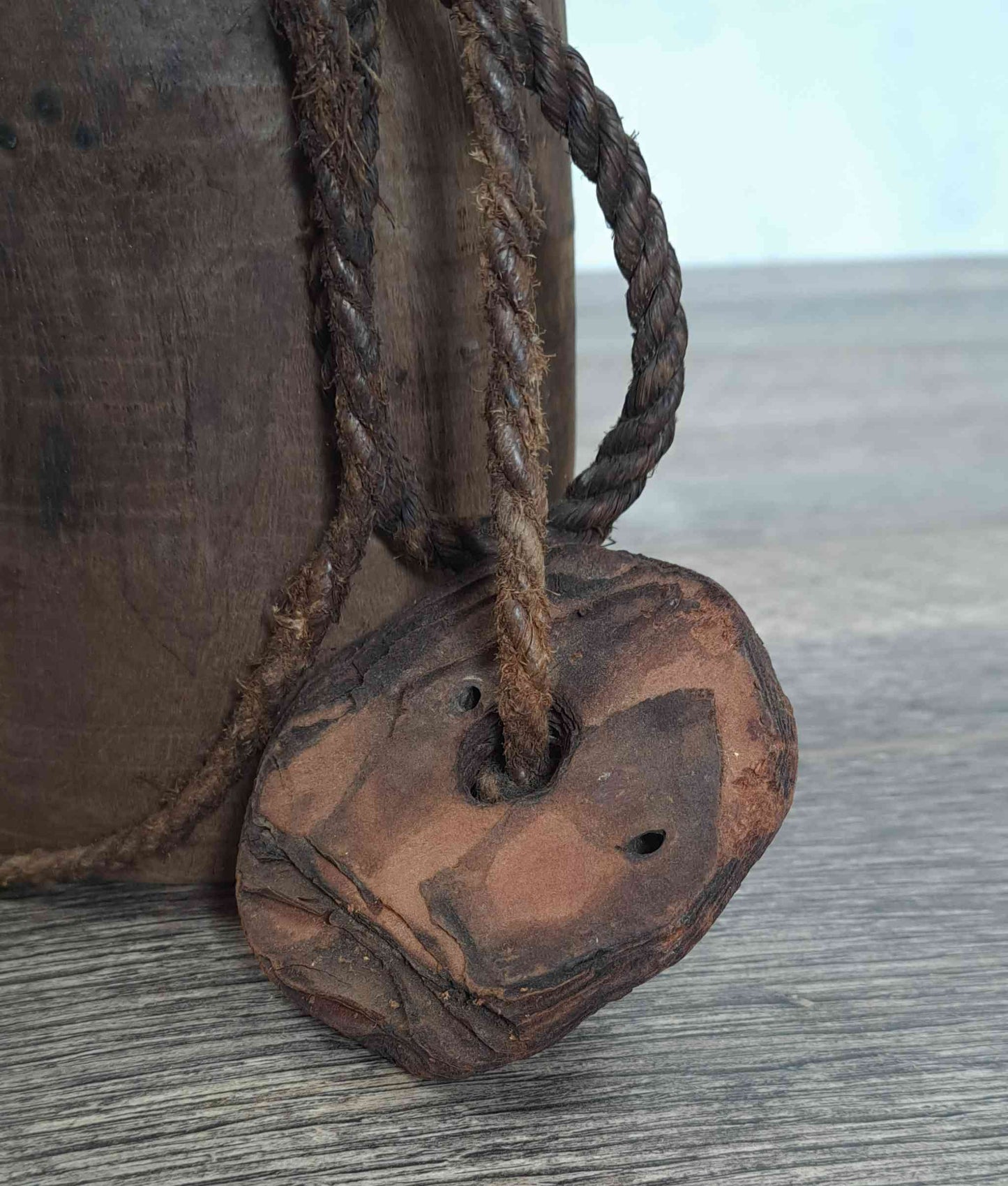 Antique Wooden Himachal Pot with lid