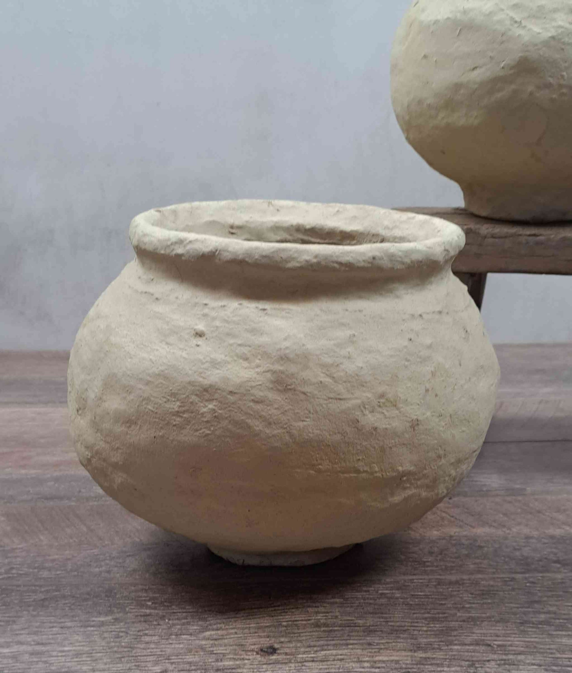 Indian Artisan Paper Mache Bowl Vase