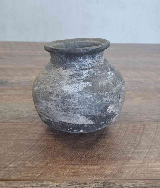 Vintage Clay Vessel - Rounded Base