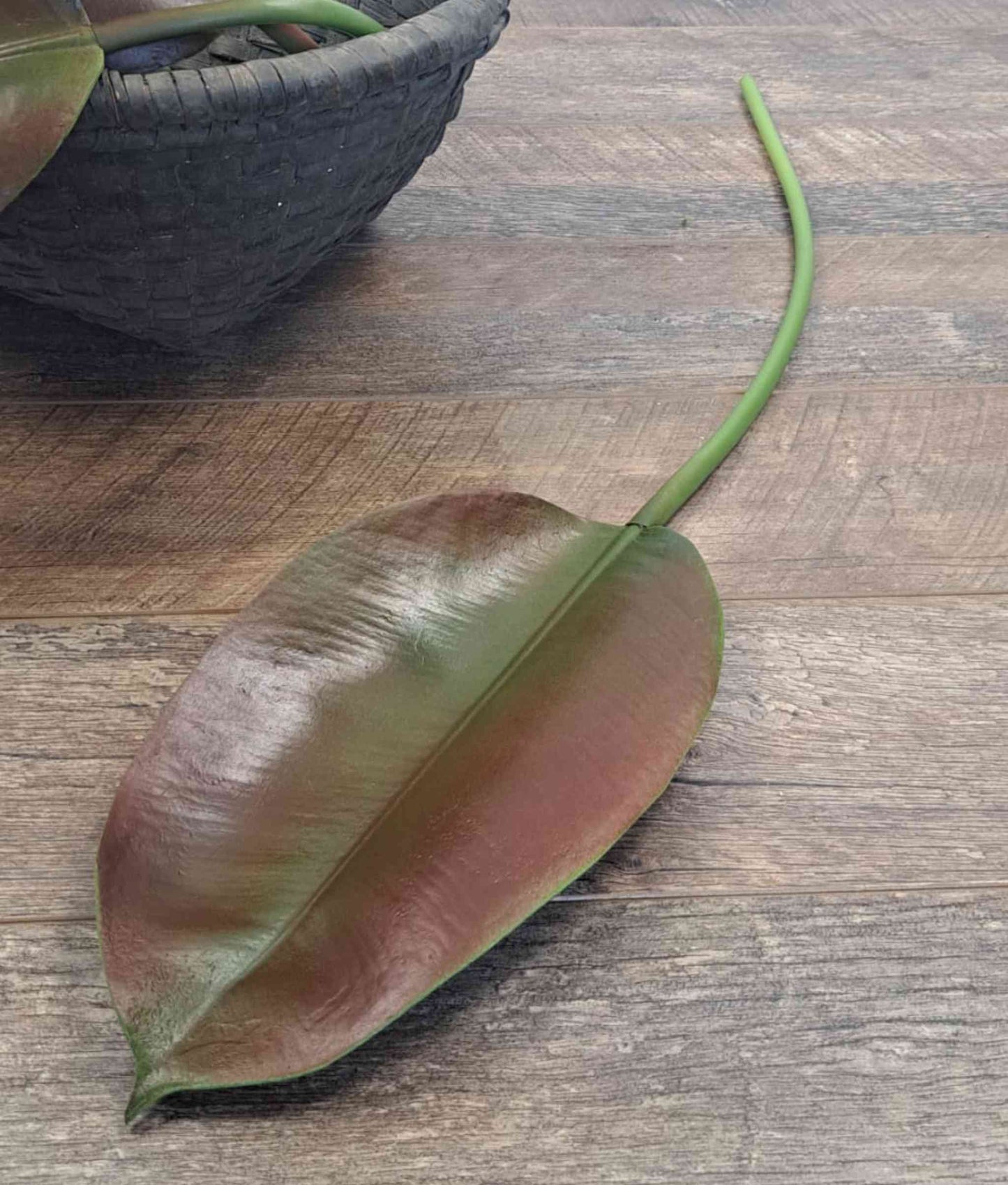 Artificial Foliage Rubber Tree Leaf