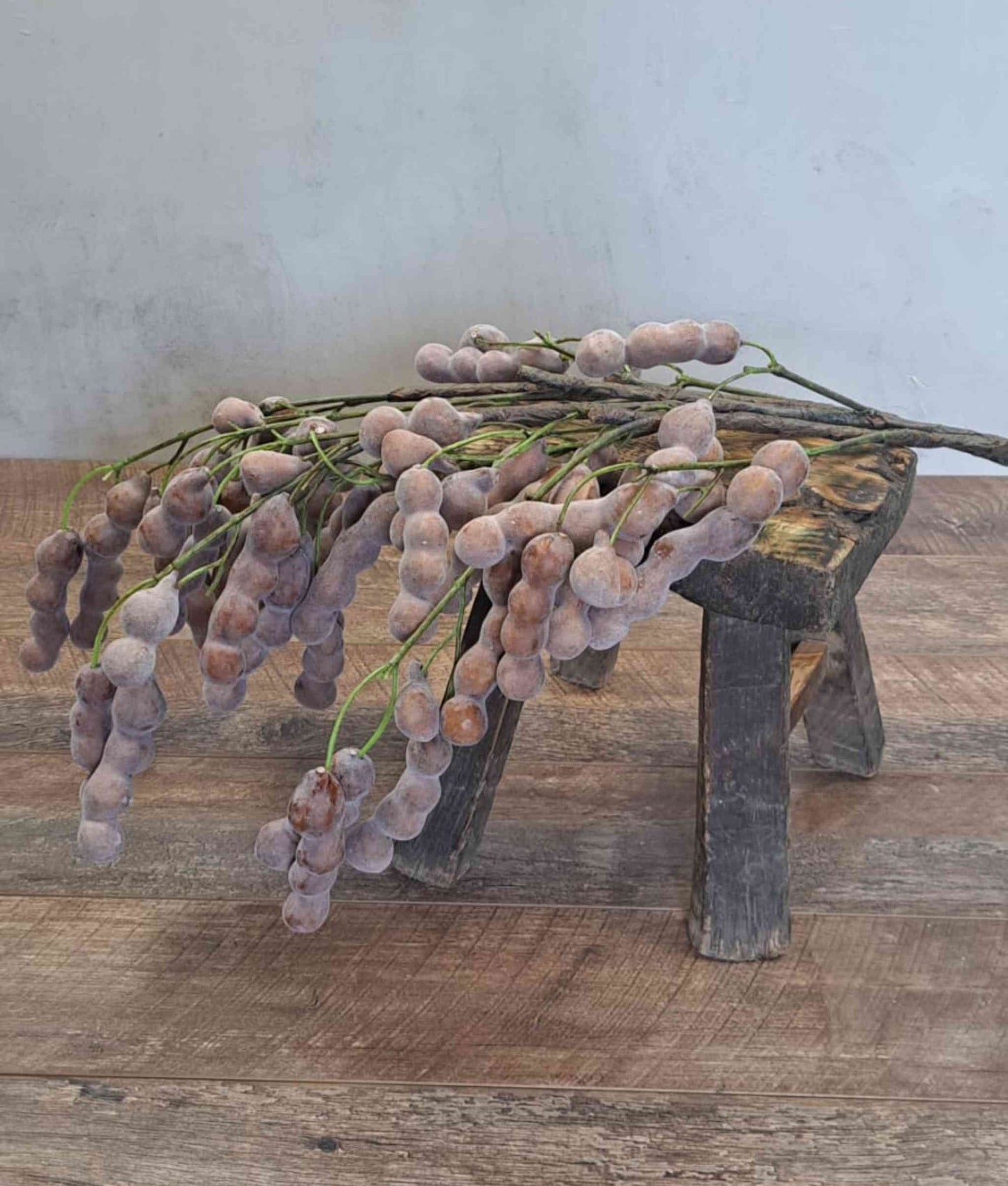 Artificial Foliage Silk Bean Branch