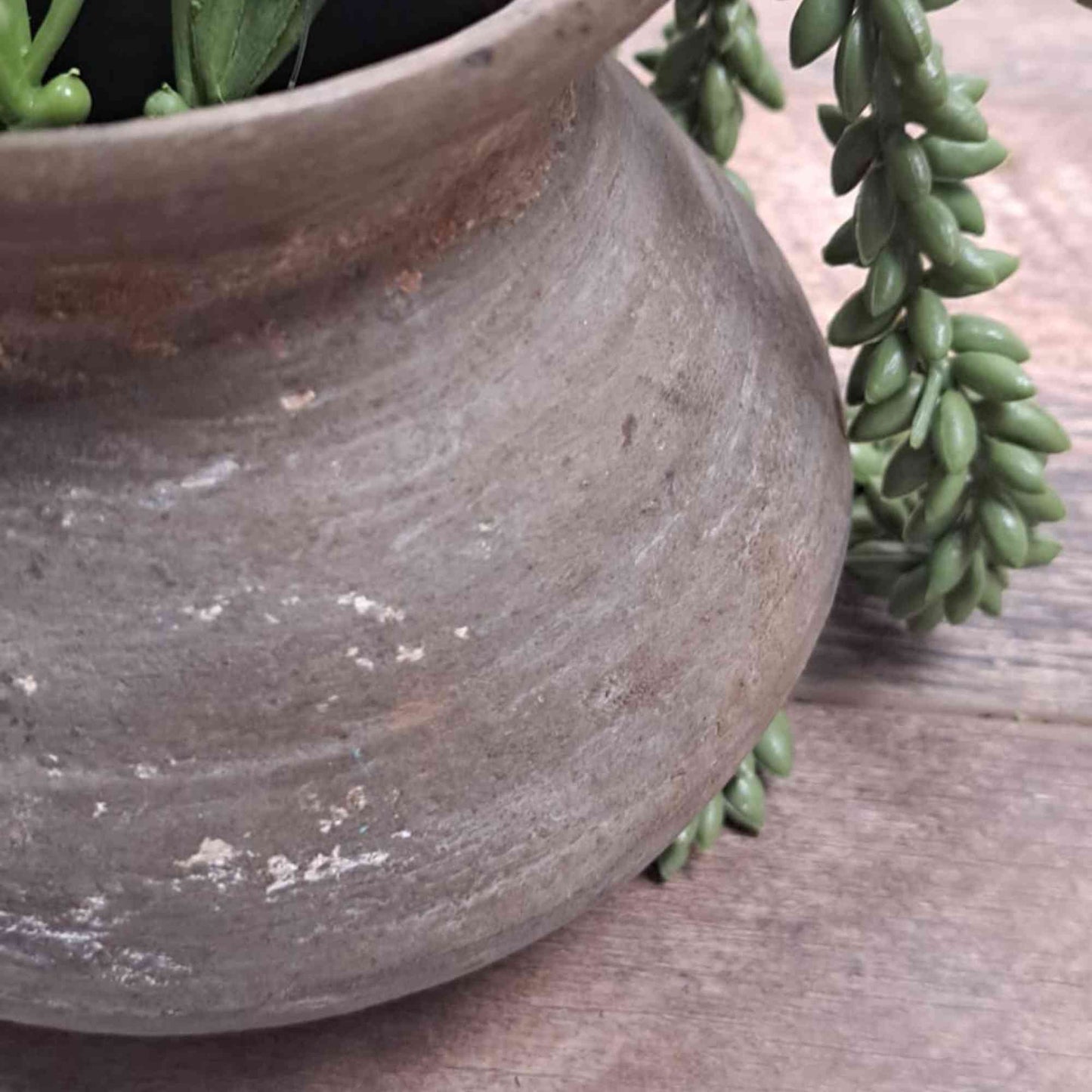 Vintage Clay Vessel - Rounded Base