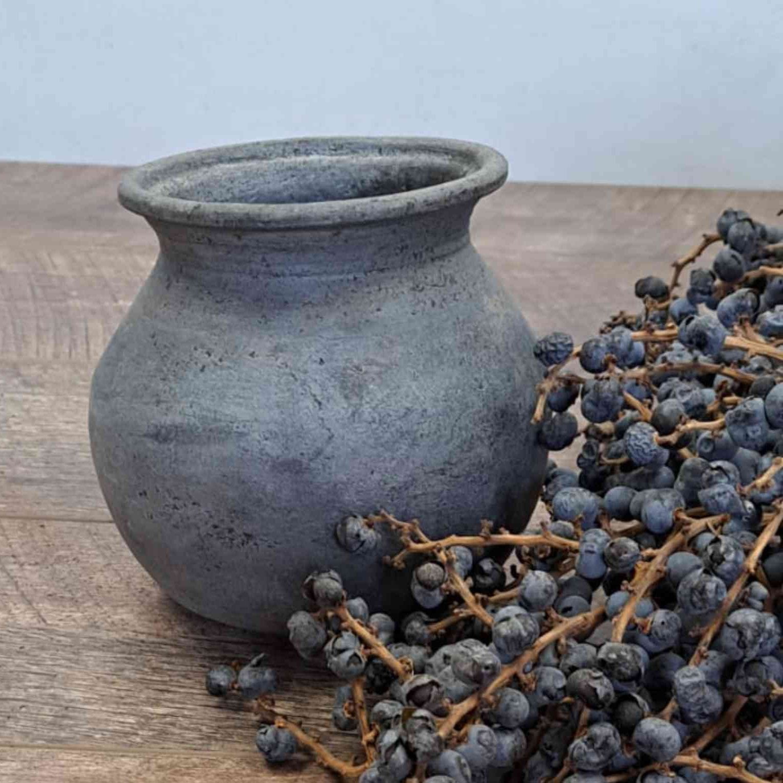 Vintage Clay Vessel - Rounded Base