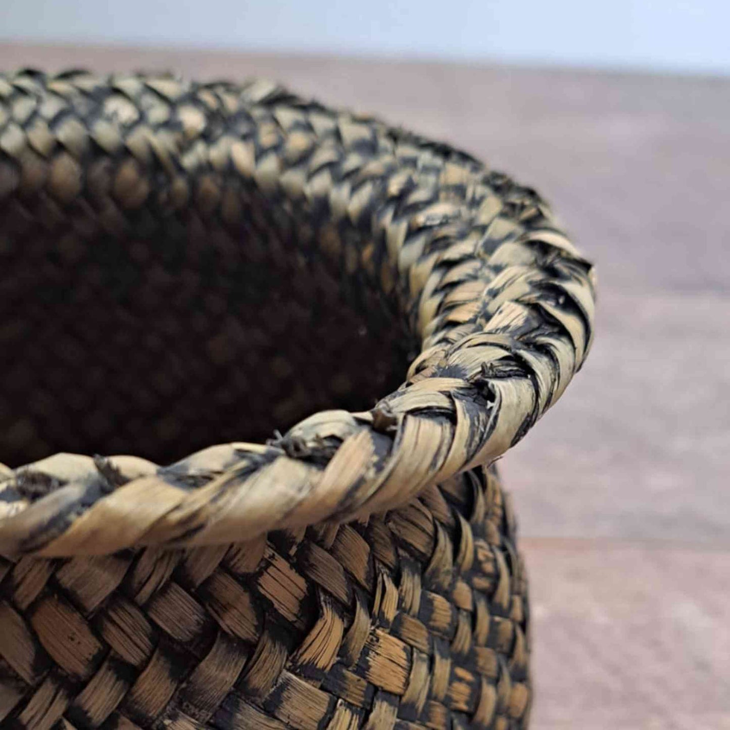 Native African Artisan Basket, Native Maasai Basket