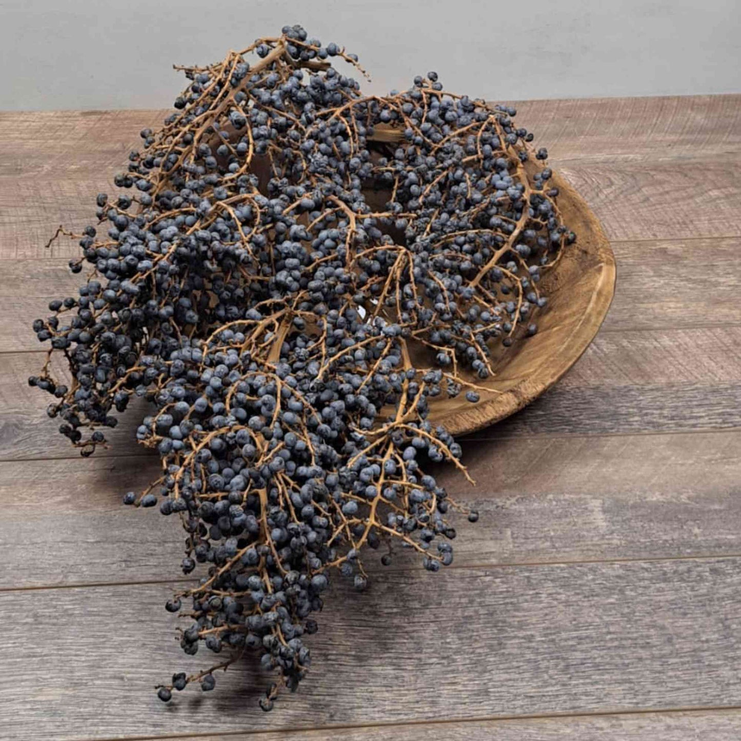 XXL Acai Berry Branch, 80cm Berries, Dried Acai Berries, Dried Palm Berries, Dried Brazilian Berries, Natural Florals, Natural Dried Florals