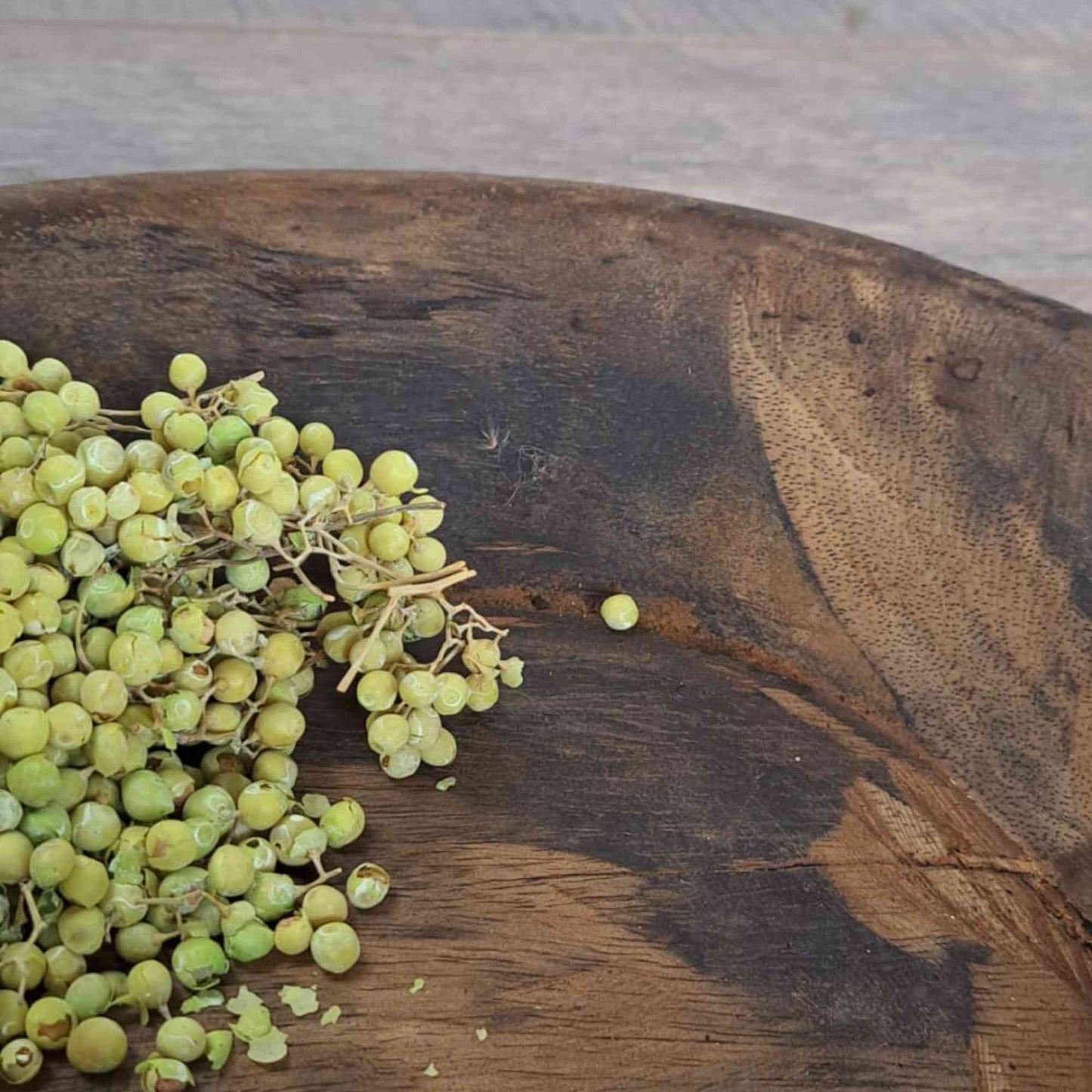 Vintage Artisan Handcarved Wooden Bowl - Small