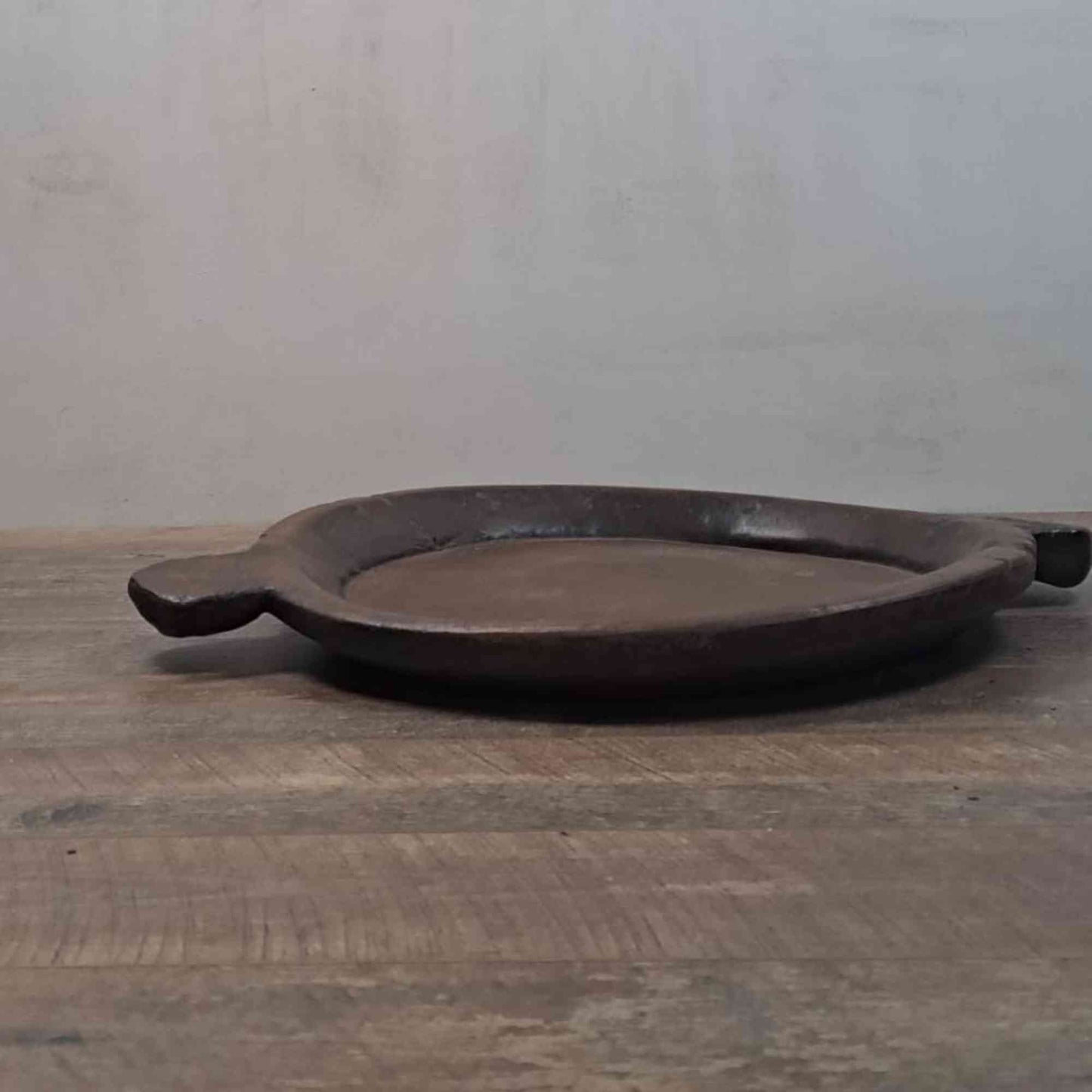 Very large Vintage Indian Wooden Chapati Dish