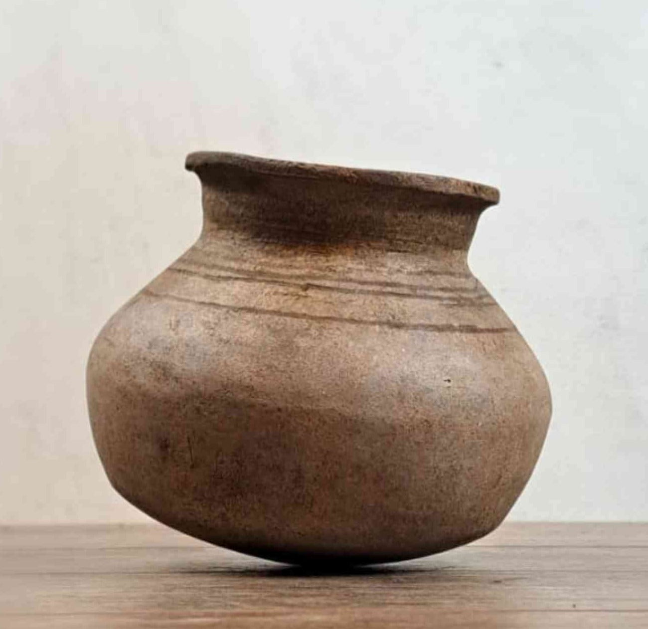 Vintage Clay Vessel - Rounded Base