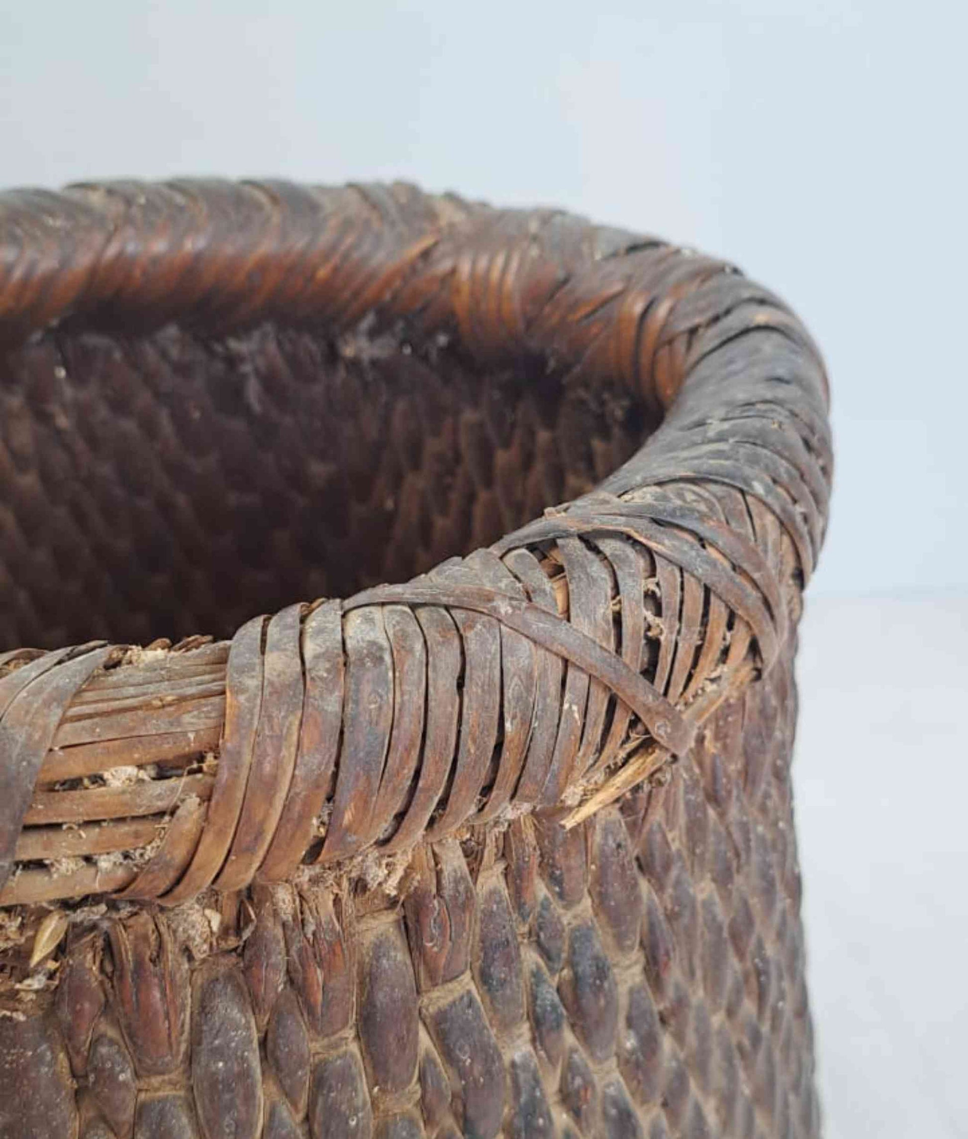 antique chinese basket vintage chinese basket antique woven basket antique wicker basket, vintage wicker basket, woven basket decor, woven reed basket, vintage handmade basket, chinese woven basket