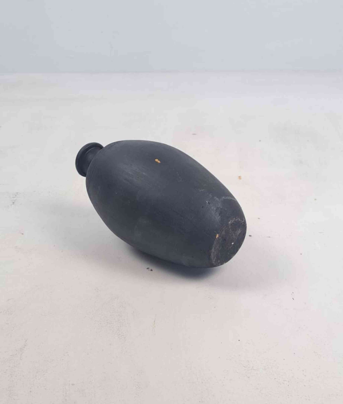 Vintage Clay Vase - Black