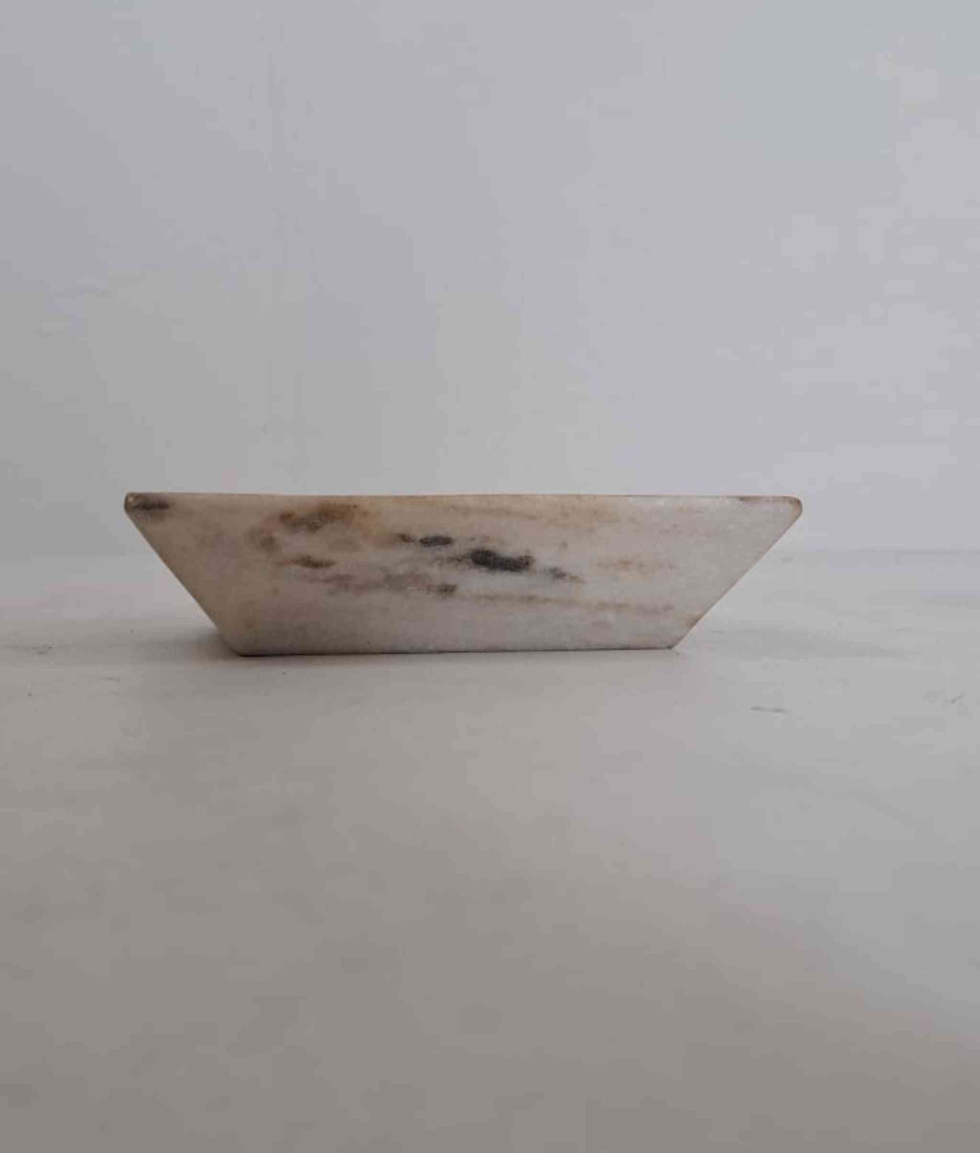 Vintage Marble Dish from India -medium