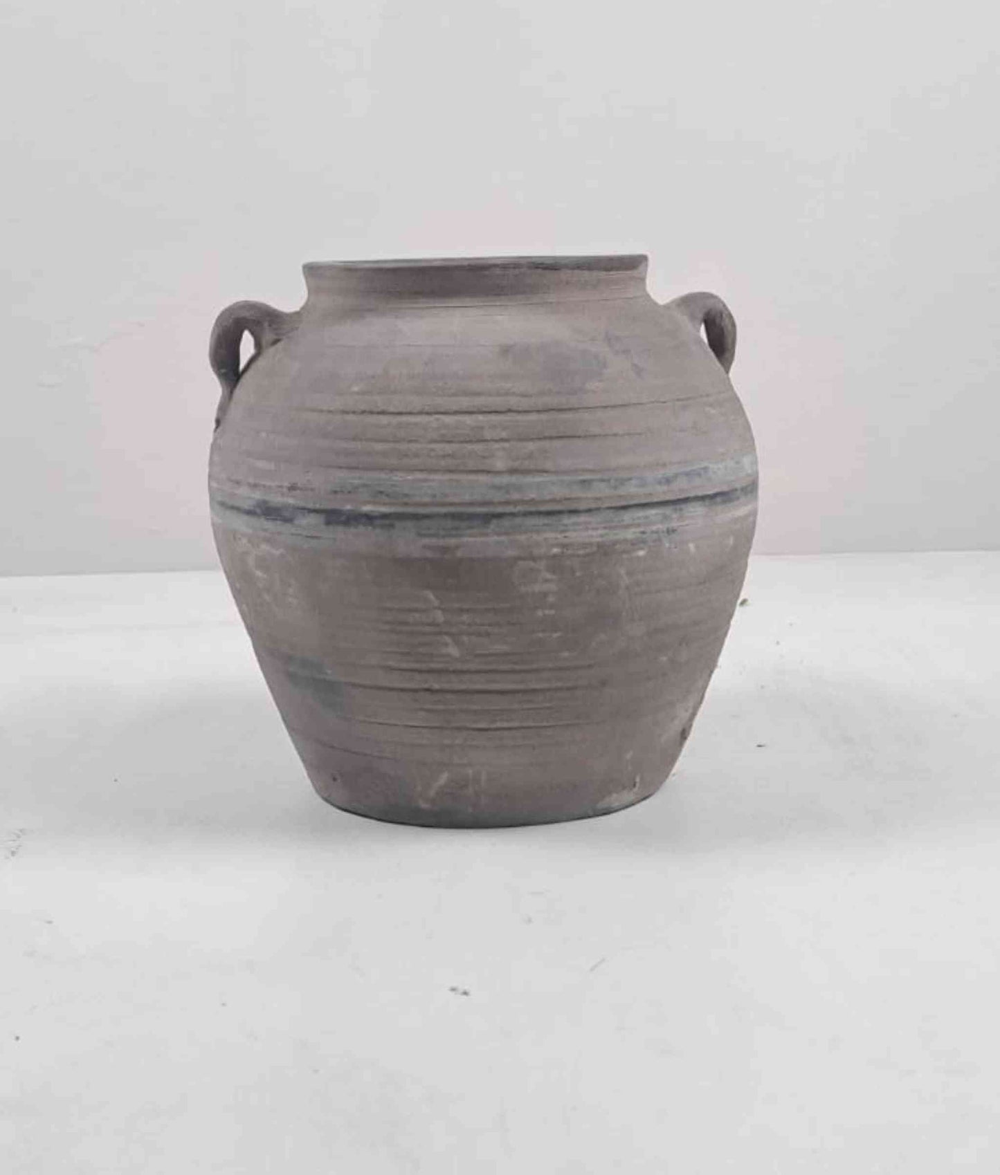 Handled Vintage Clay Water Vessel