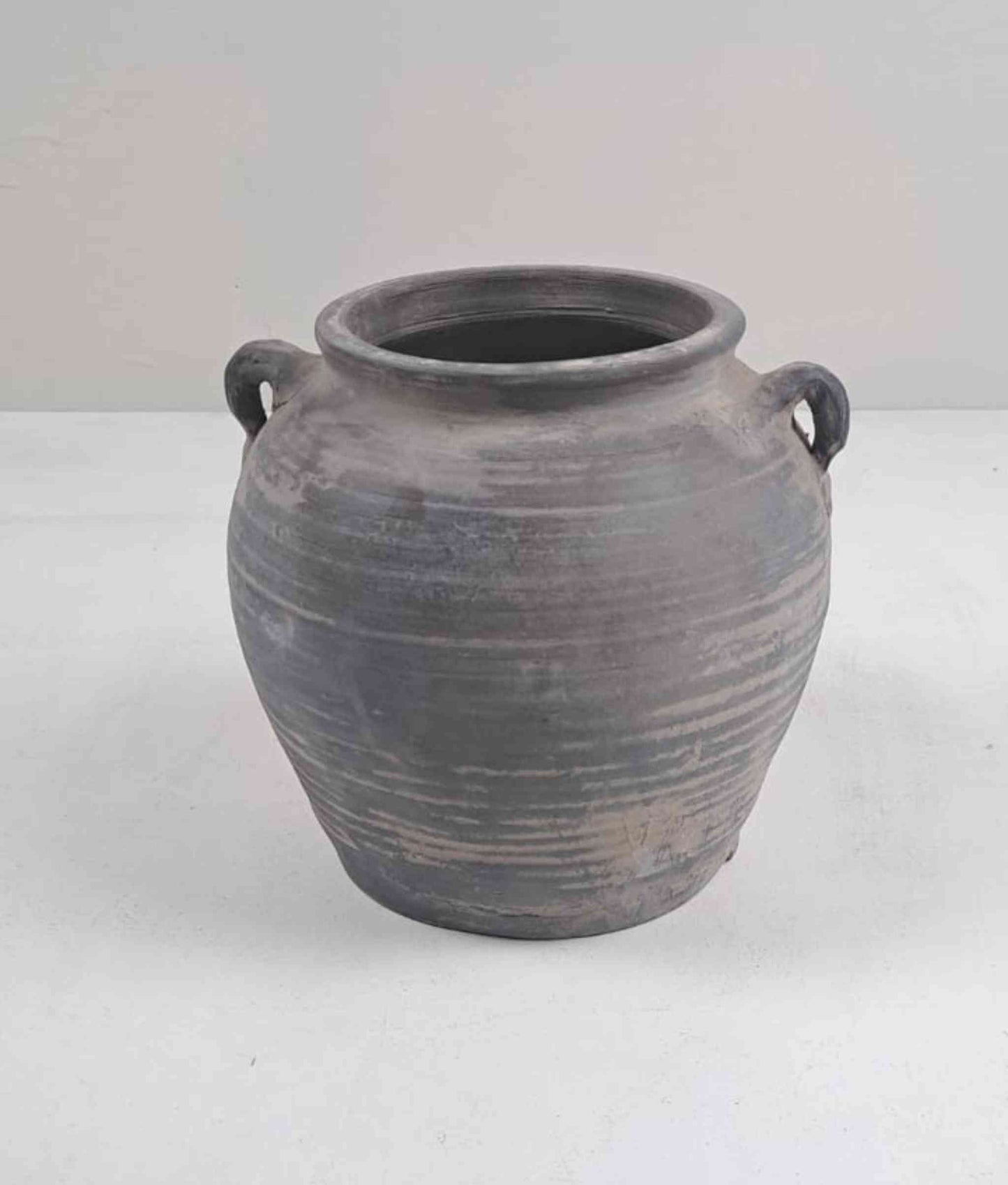 Handled Vintage Clay Water Vessel